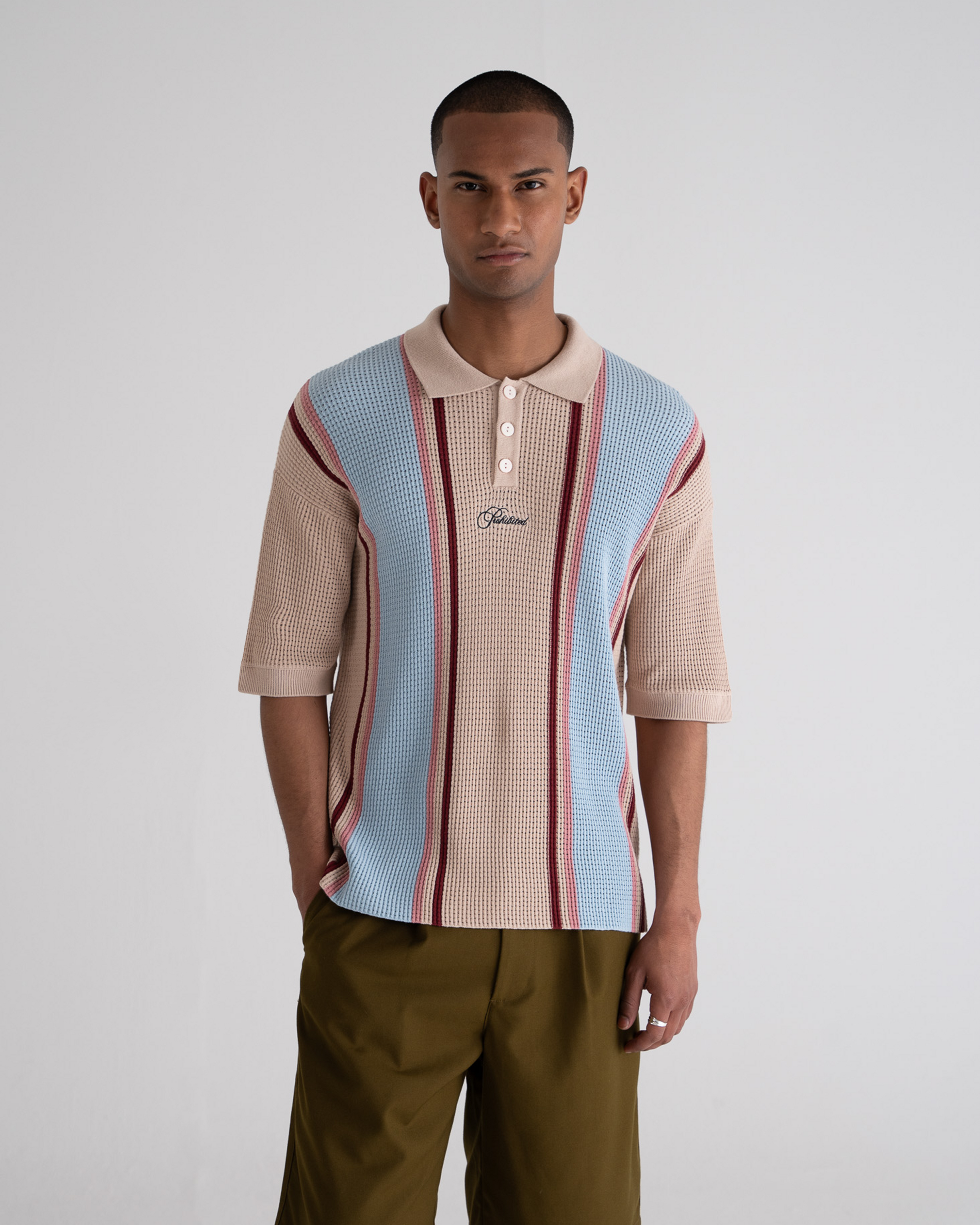 Charlies Knitted Polo