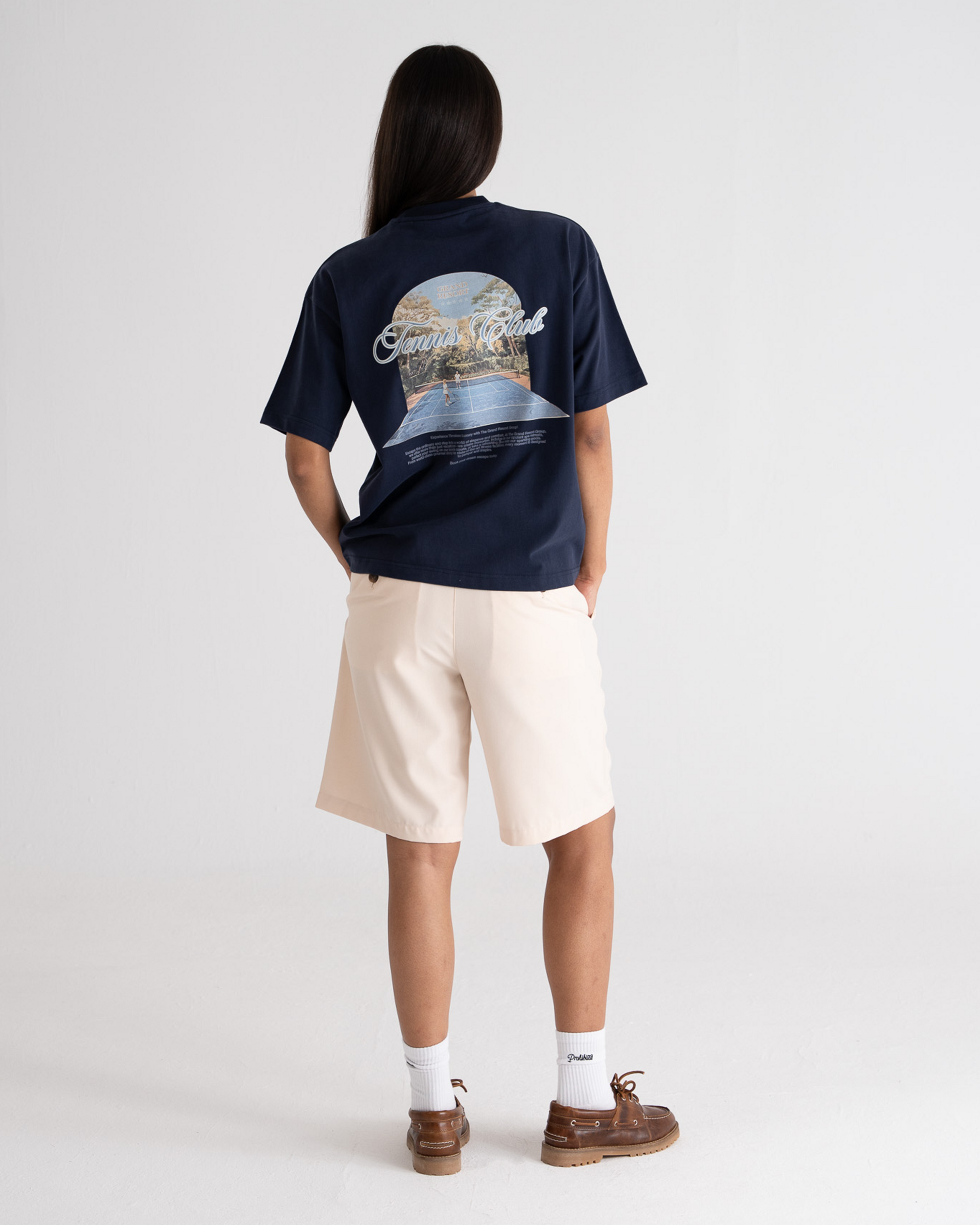 Grand Match Tee Navy