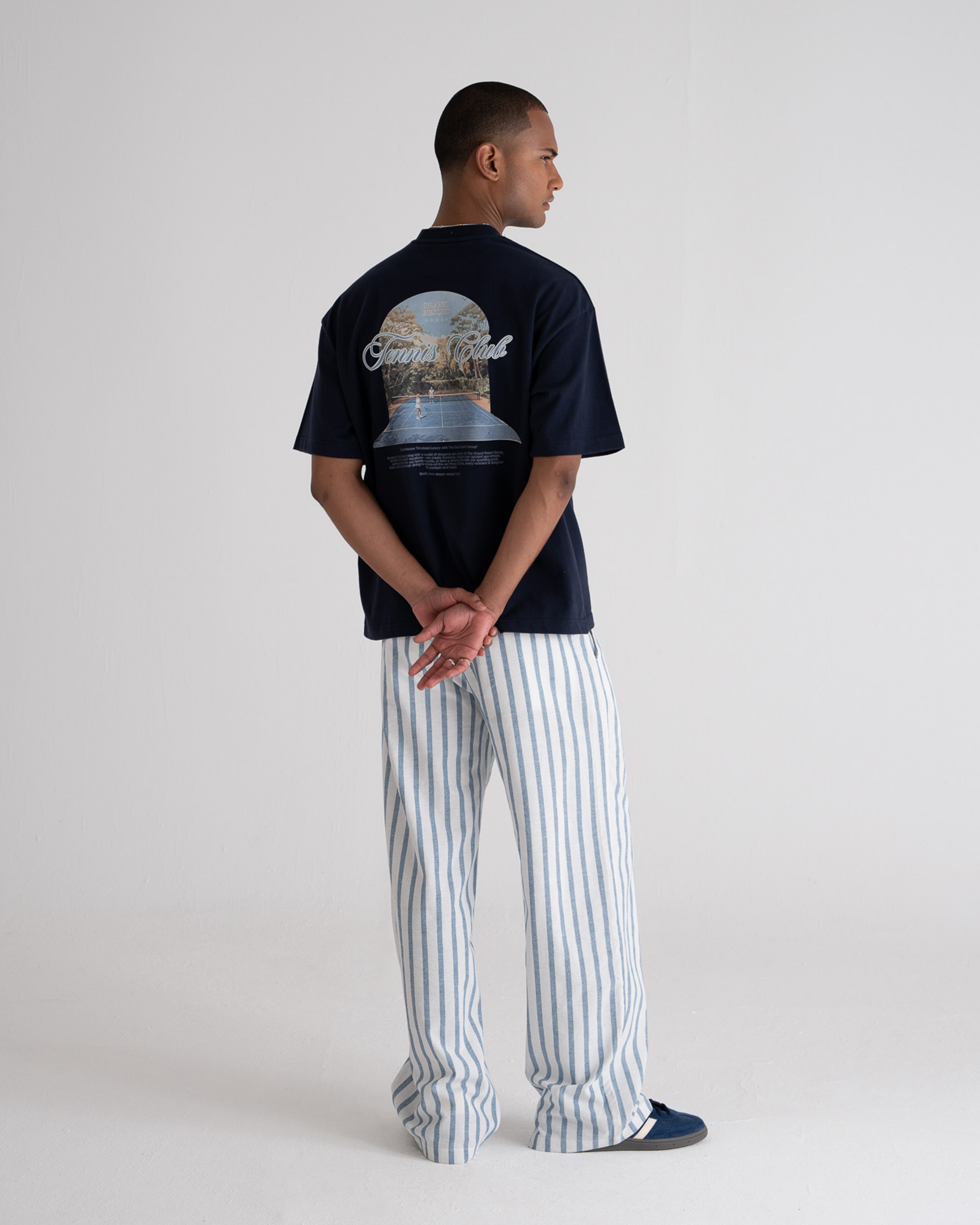 Grand Match Tee Navy