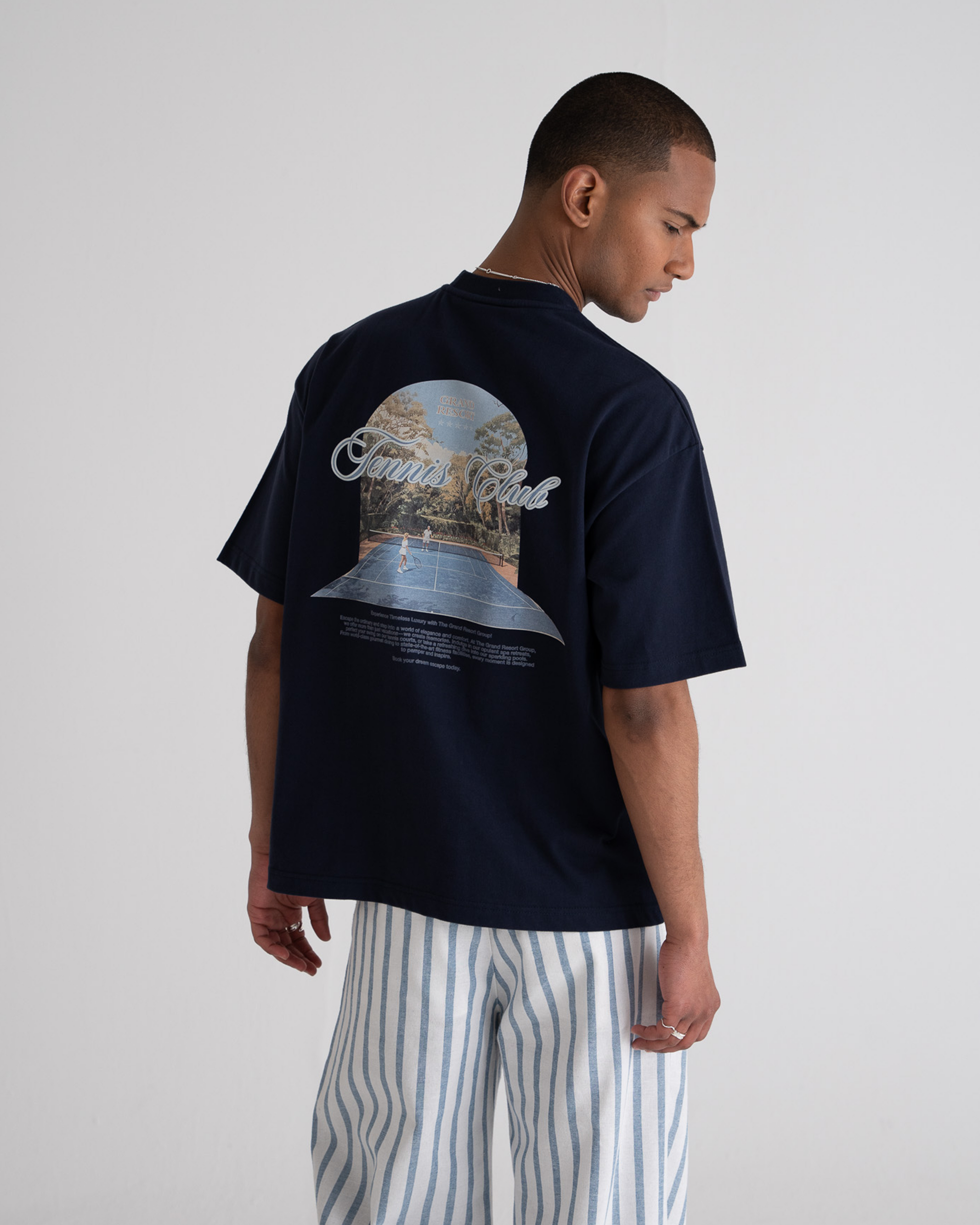 Grand Match Tee Navy