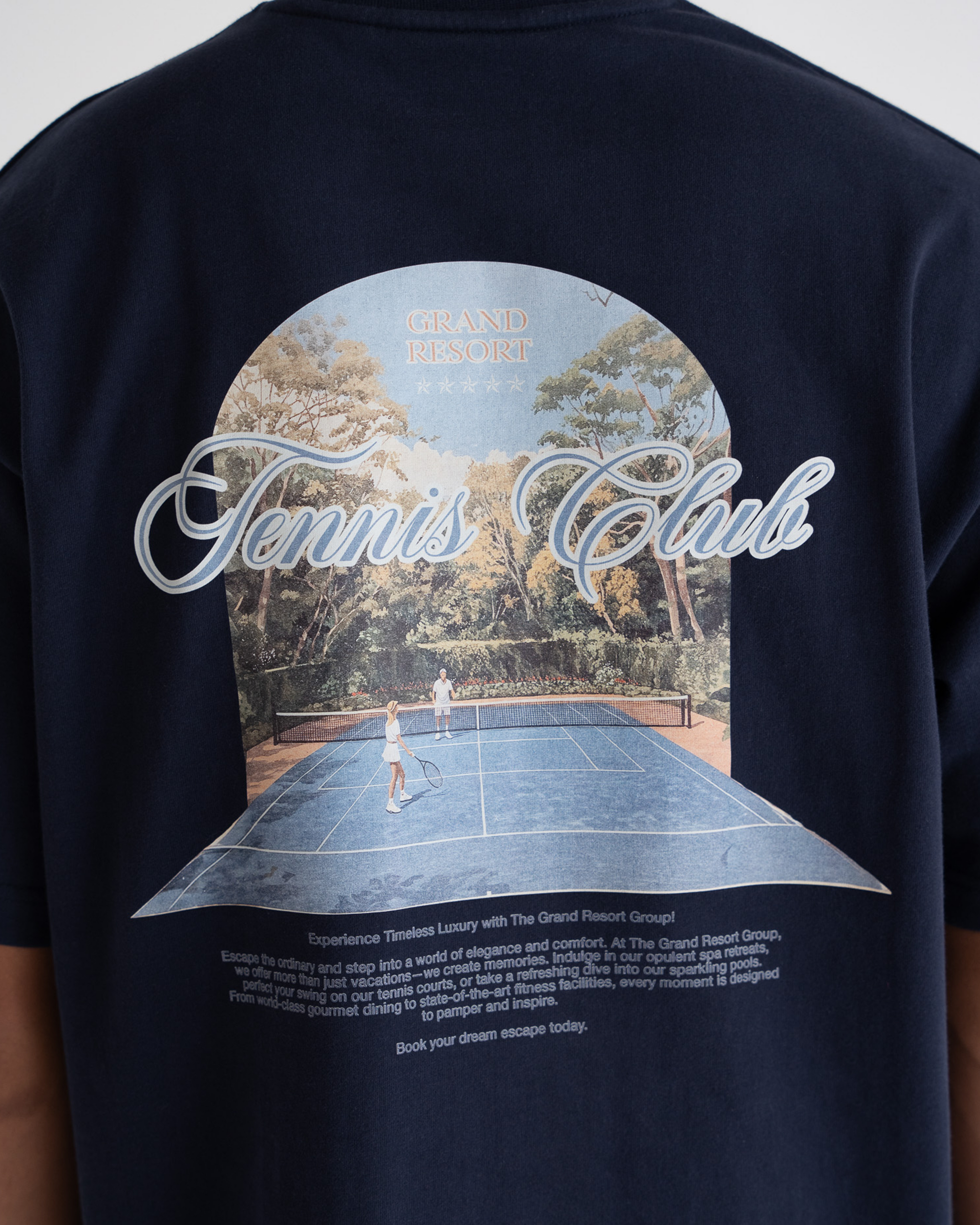 Grand Match Tee Navy