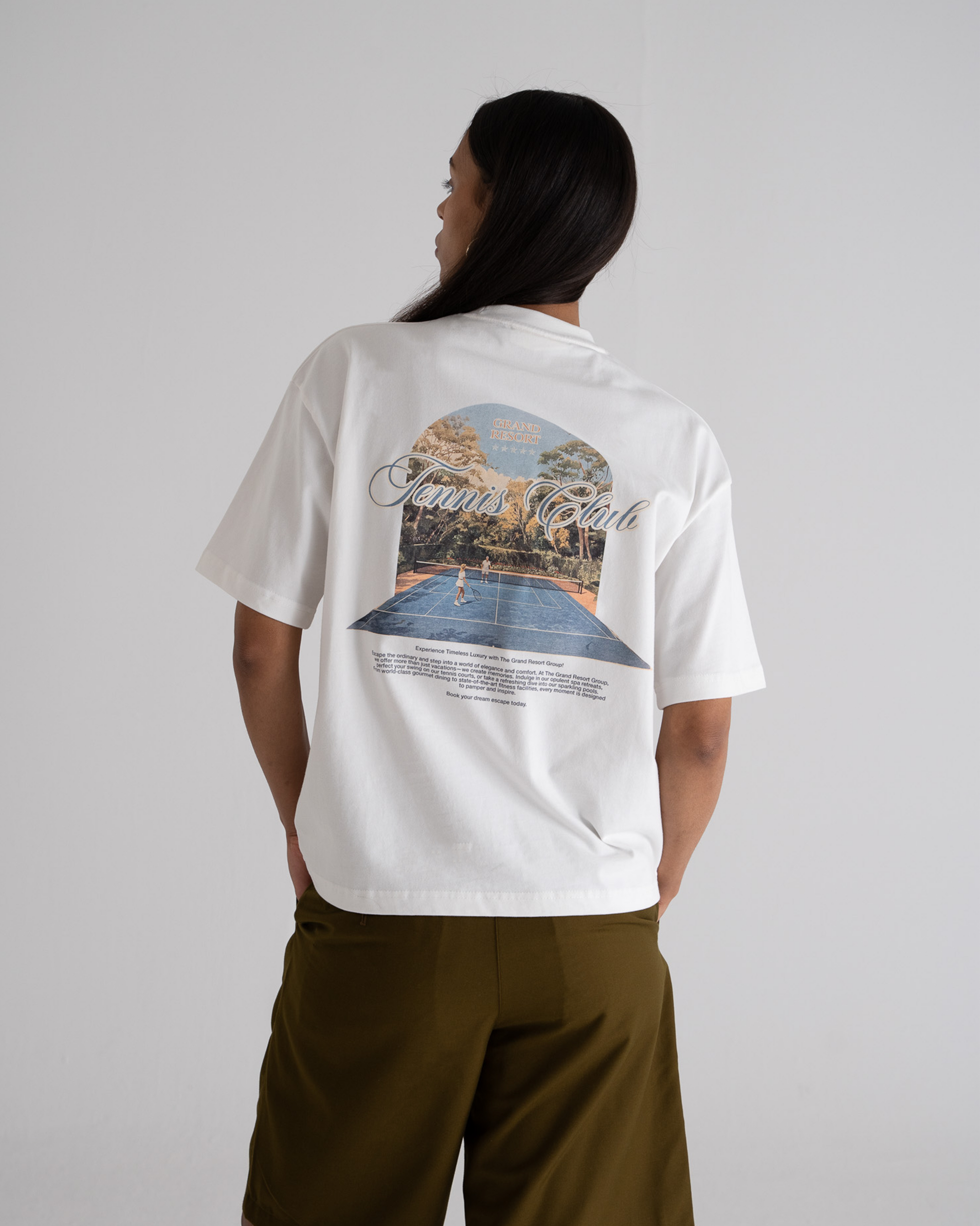 Grand Match Tee Off-White