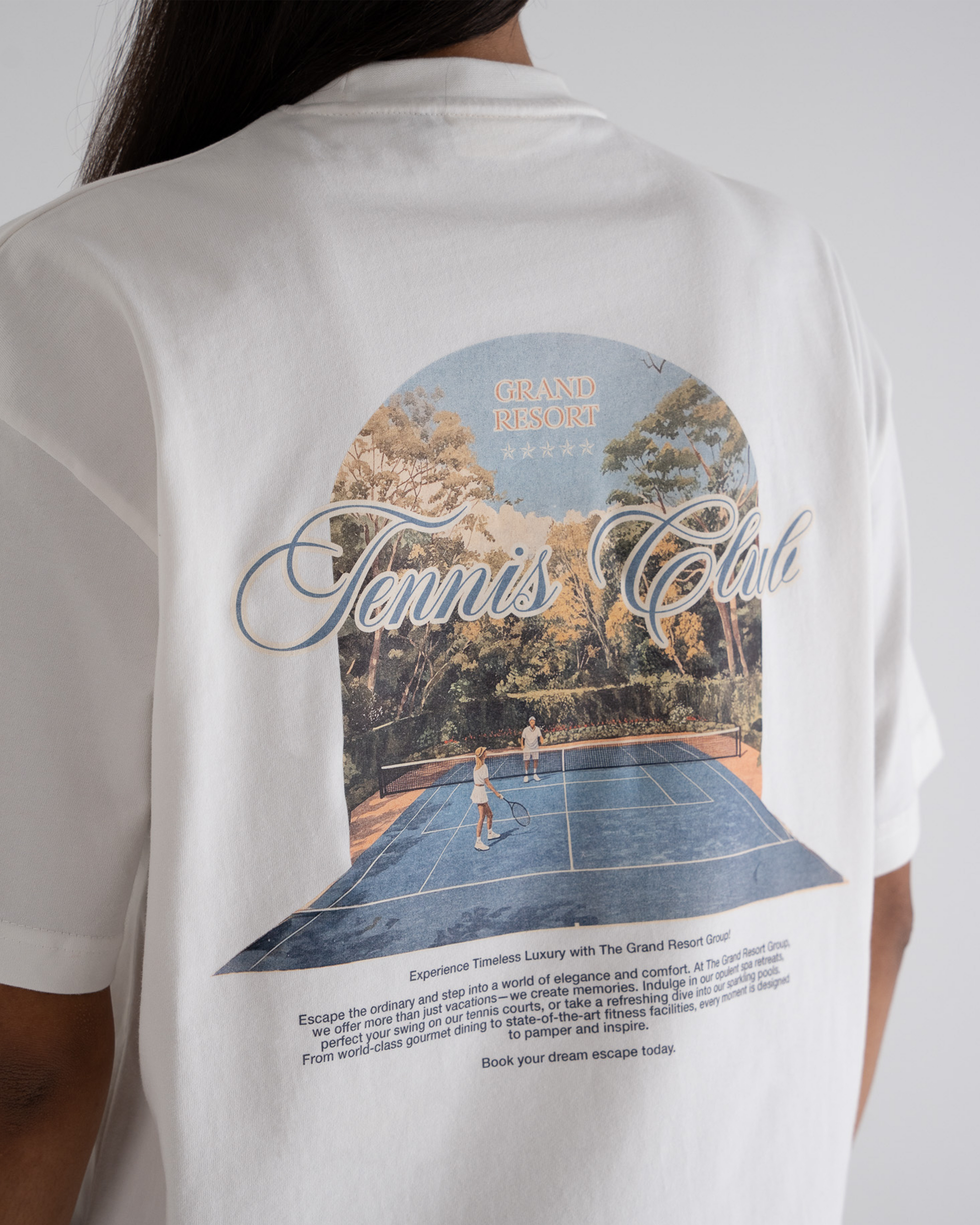 Grand Match Tee Off-White