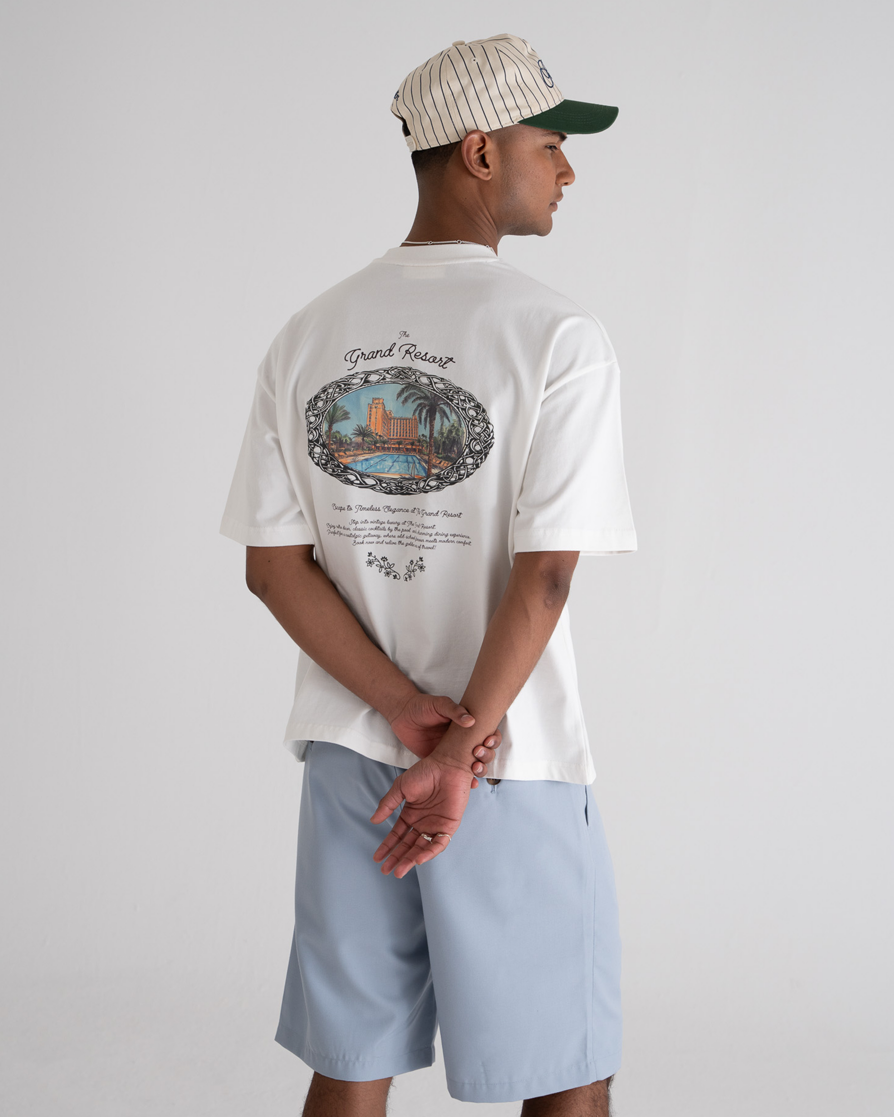 Grand Pool Tee Off-White