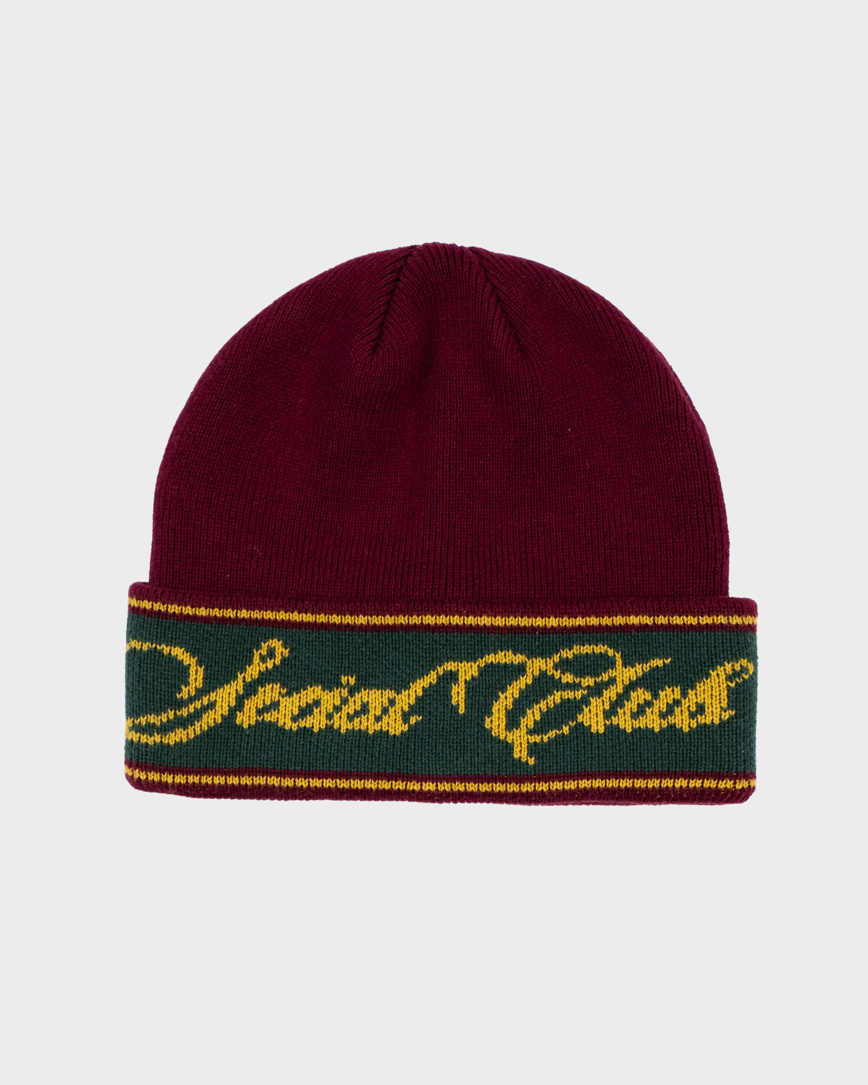 Clubhouse Jacquard Beanie Bordeaux
