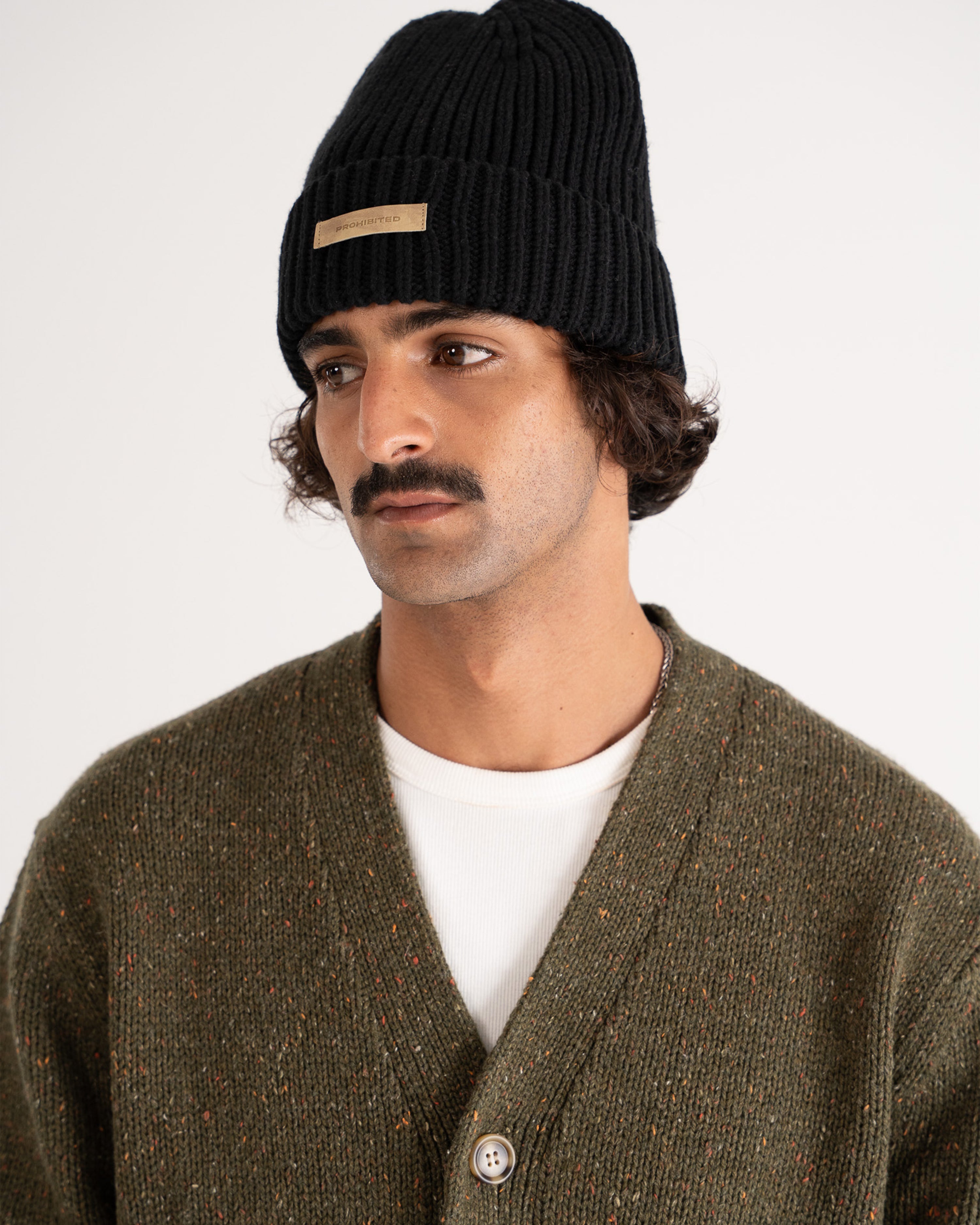 Oak Beanie Black