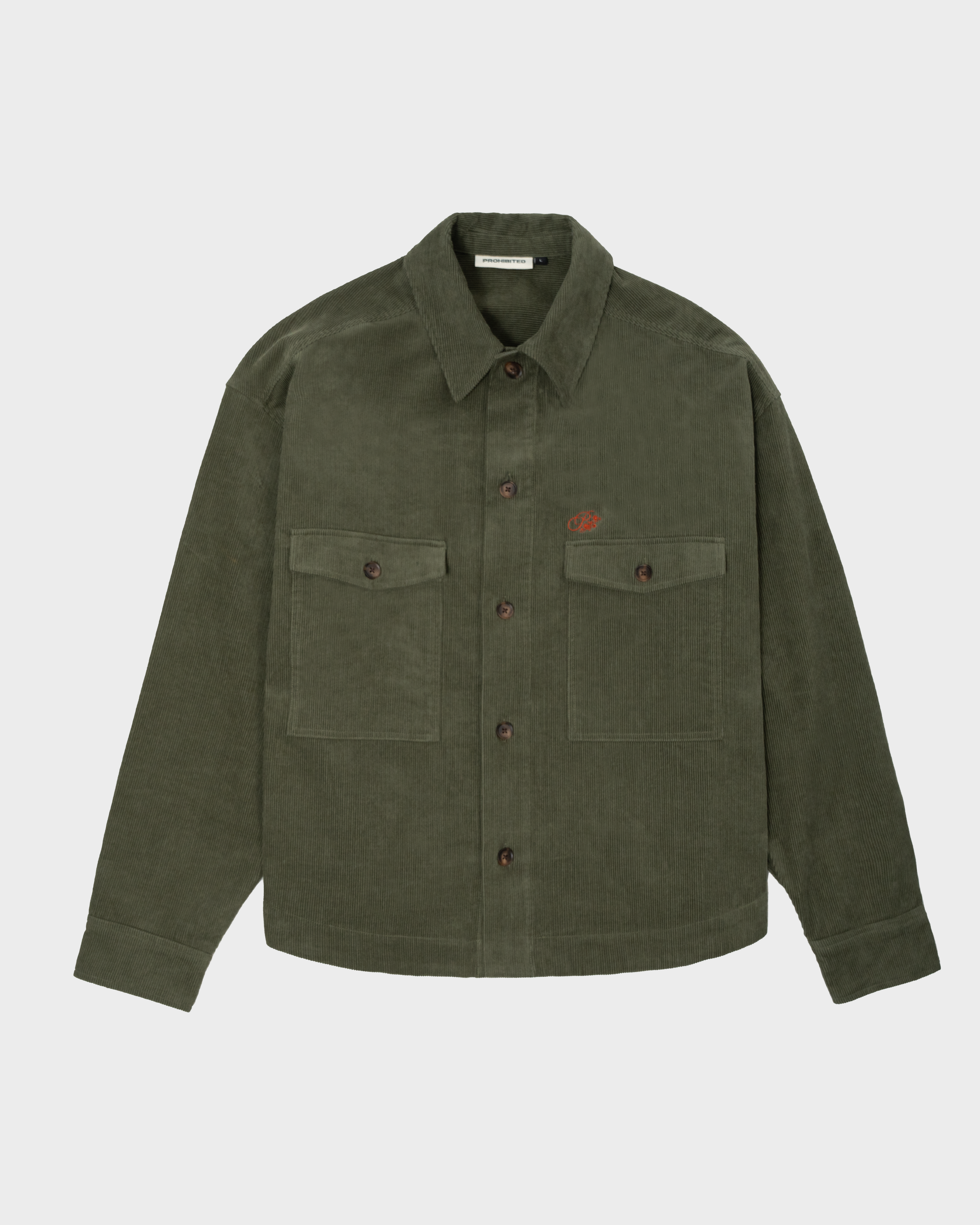 Ranger Corduroy Overshirt Green
