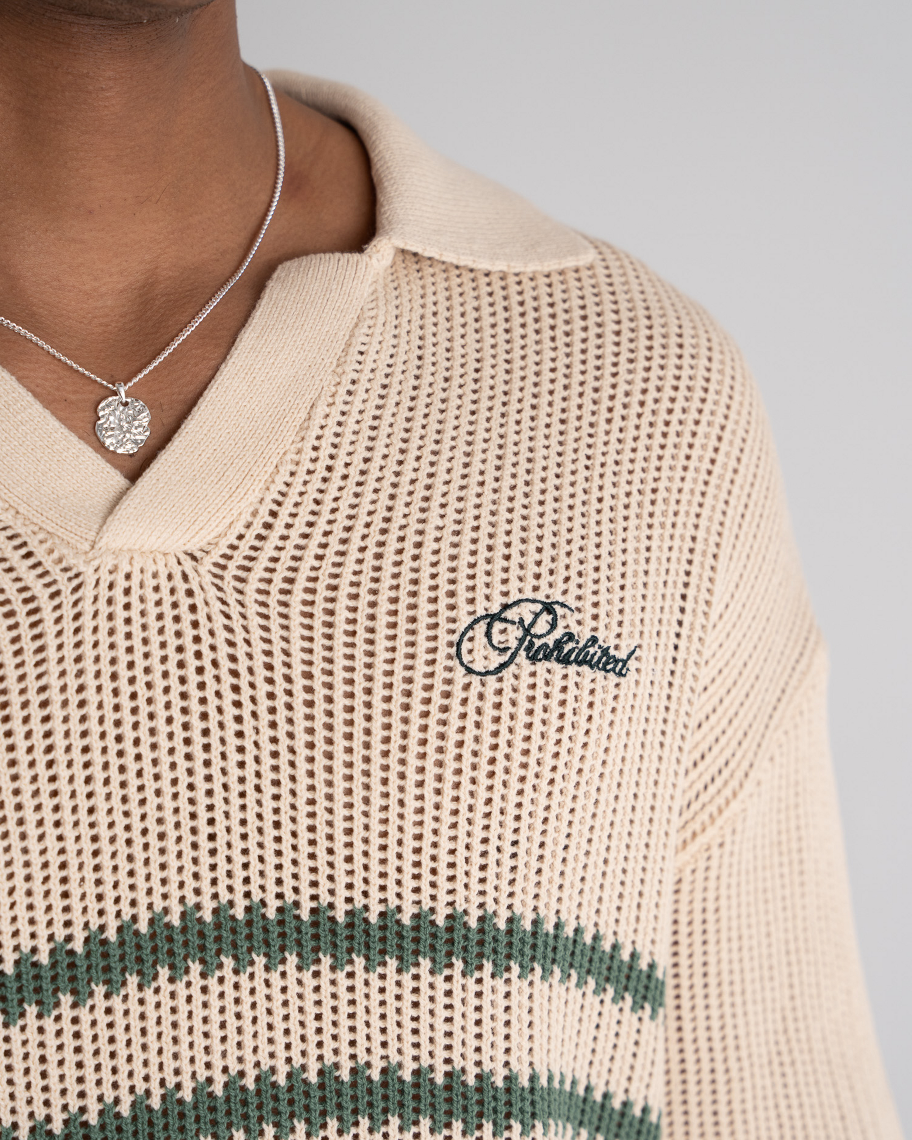 Resort Knitted Polo Green