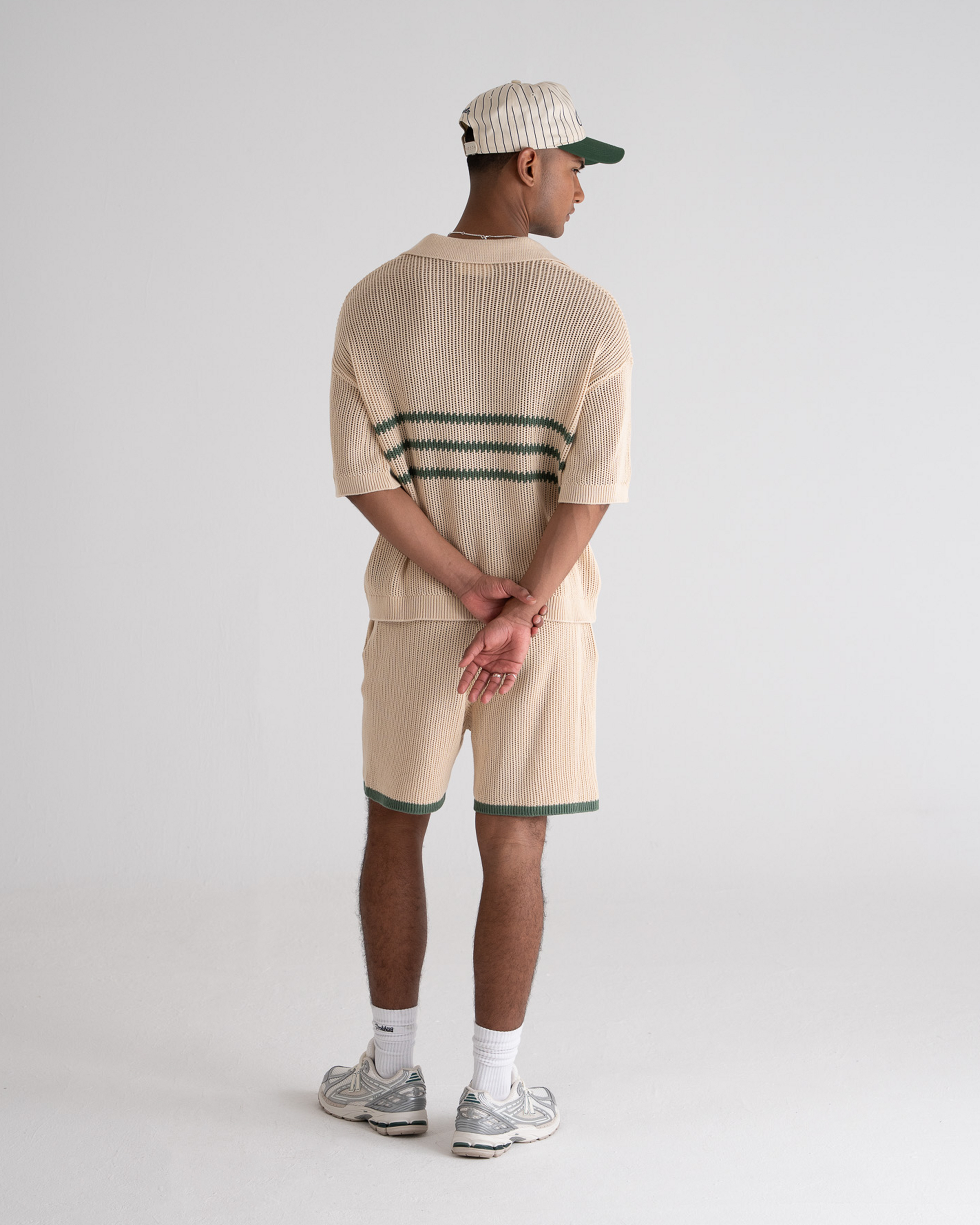 Resort Knitted Polo Green