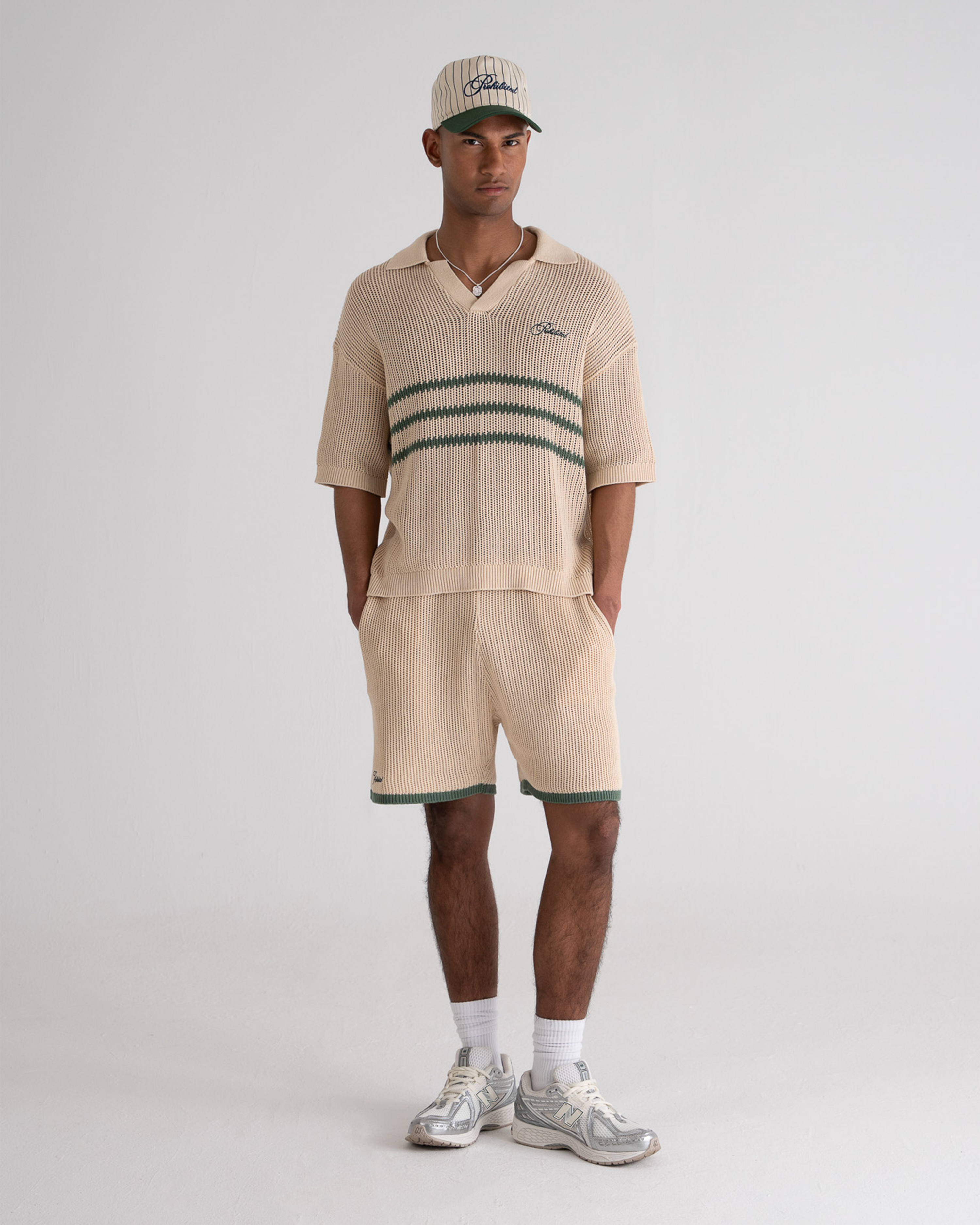 Resort Knitted Polo Green