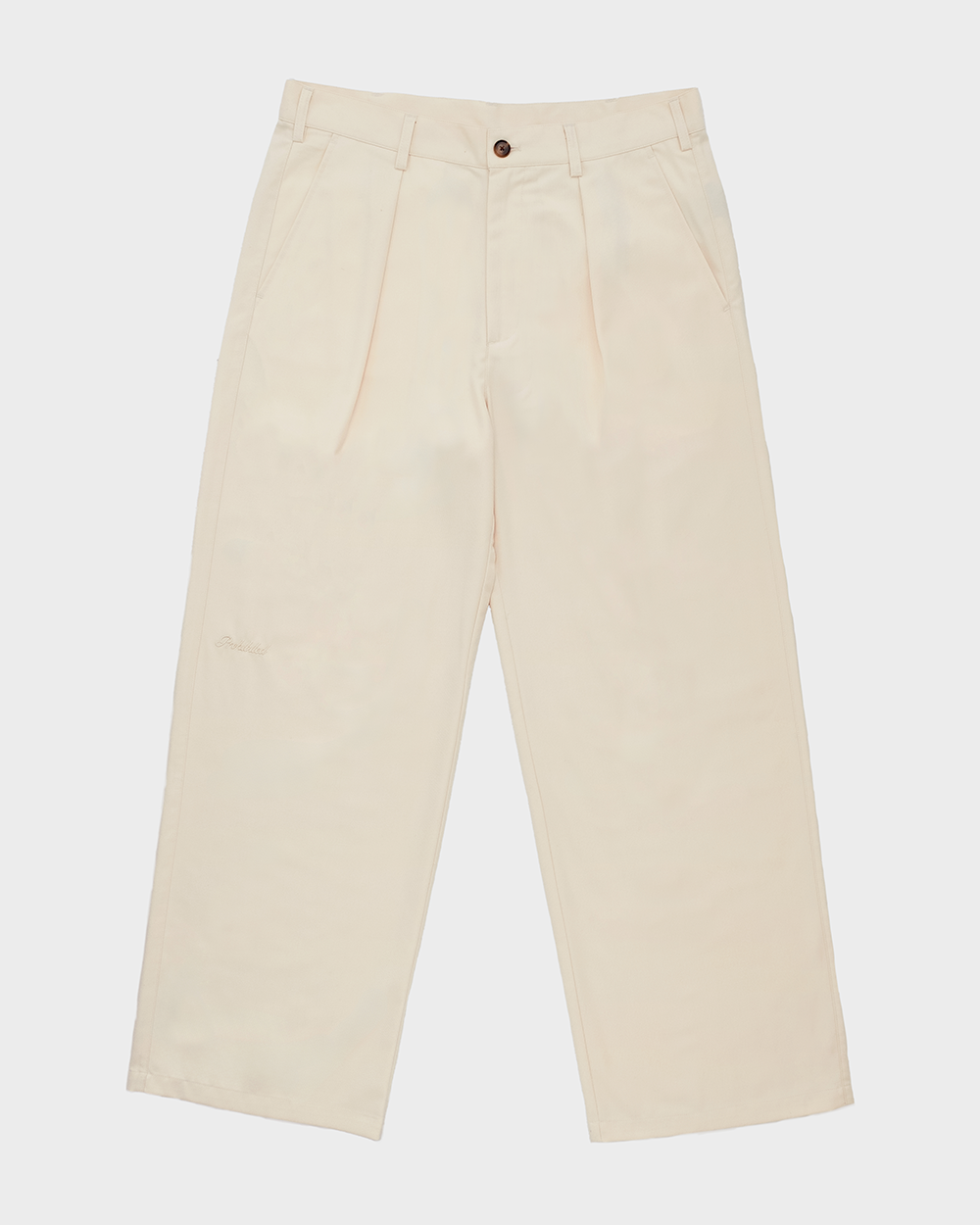 SoHo Pleated Pants Vintage Cream