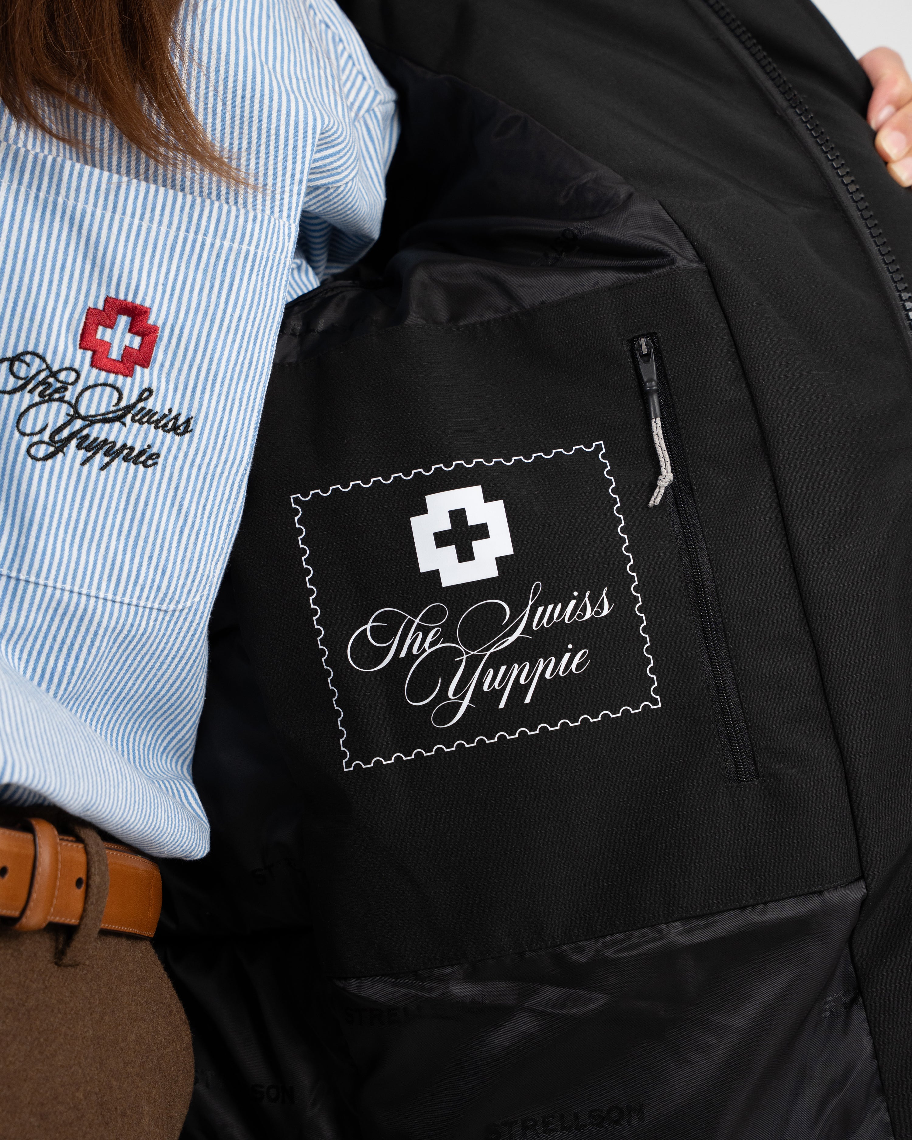 The Swiss Yuppie Winter Jacket Black