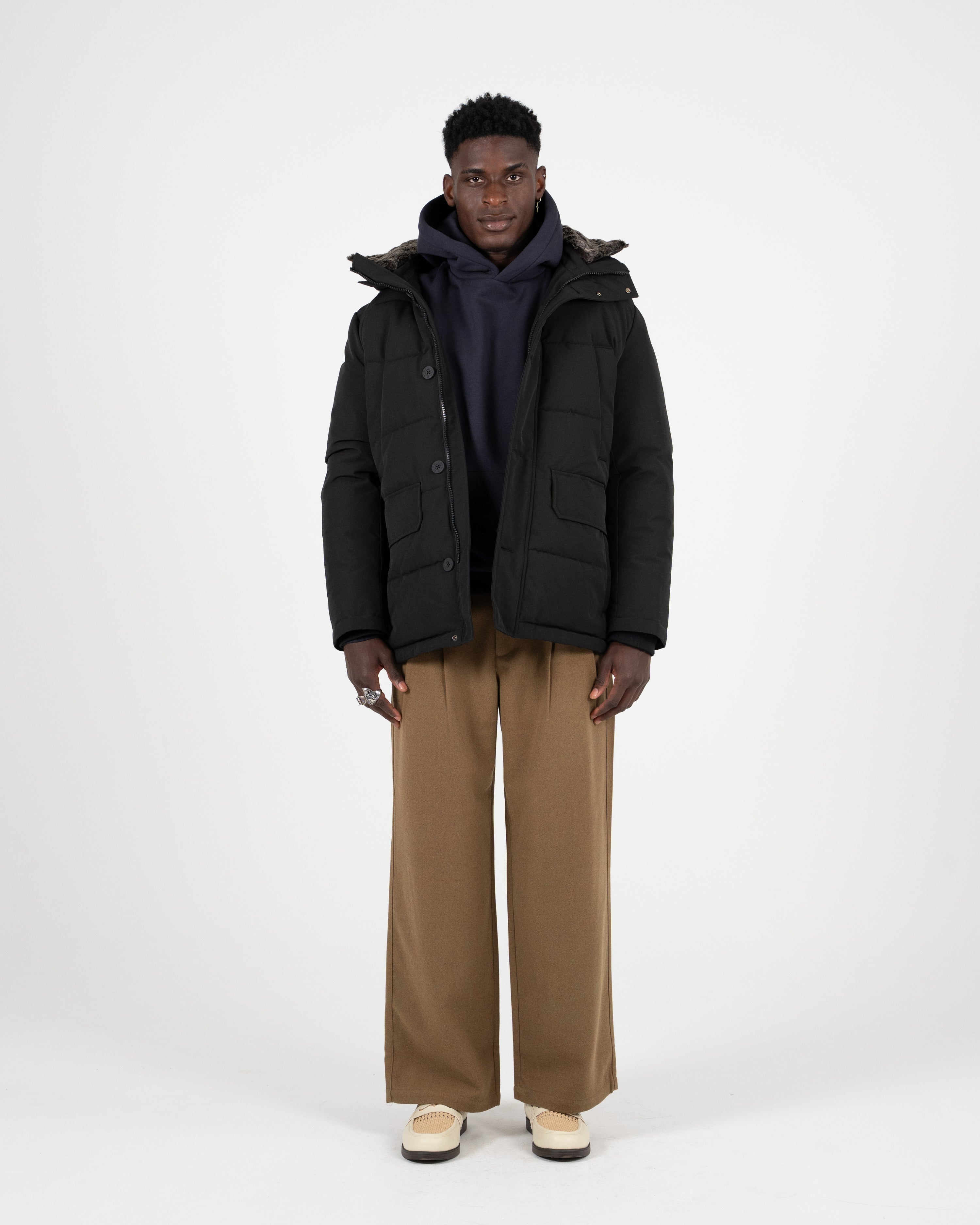 The Swiss Yuppie Winter Jacket Black