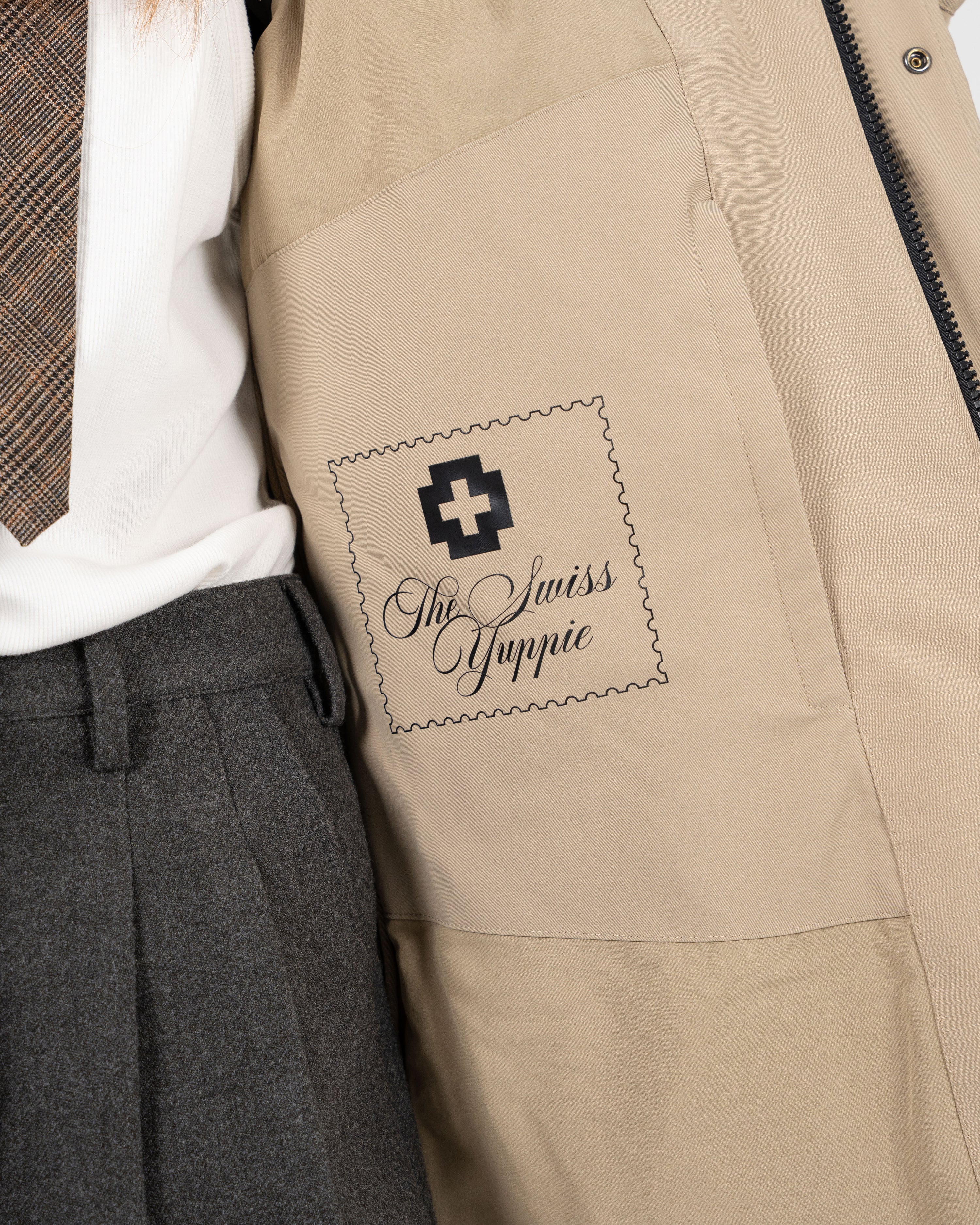 The Swiss Yuppie Winter Parka Sand