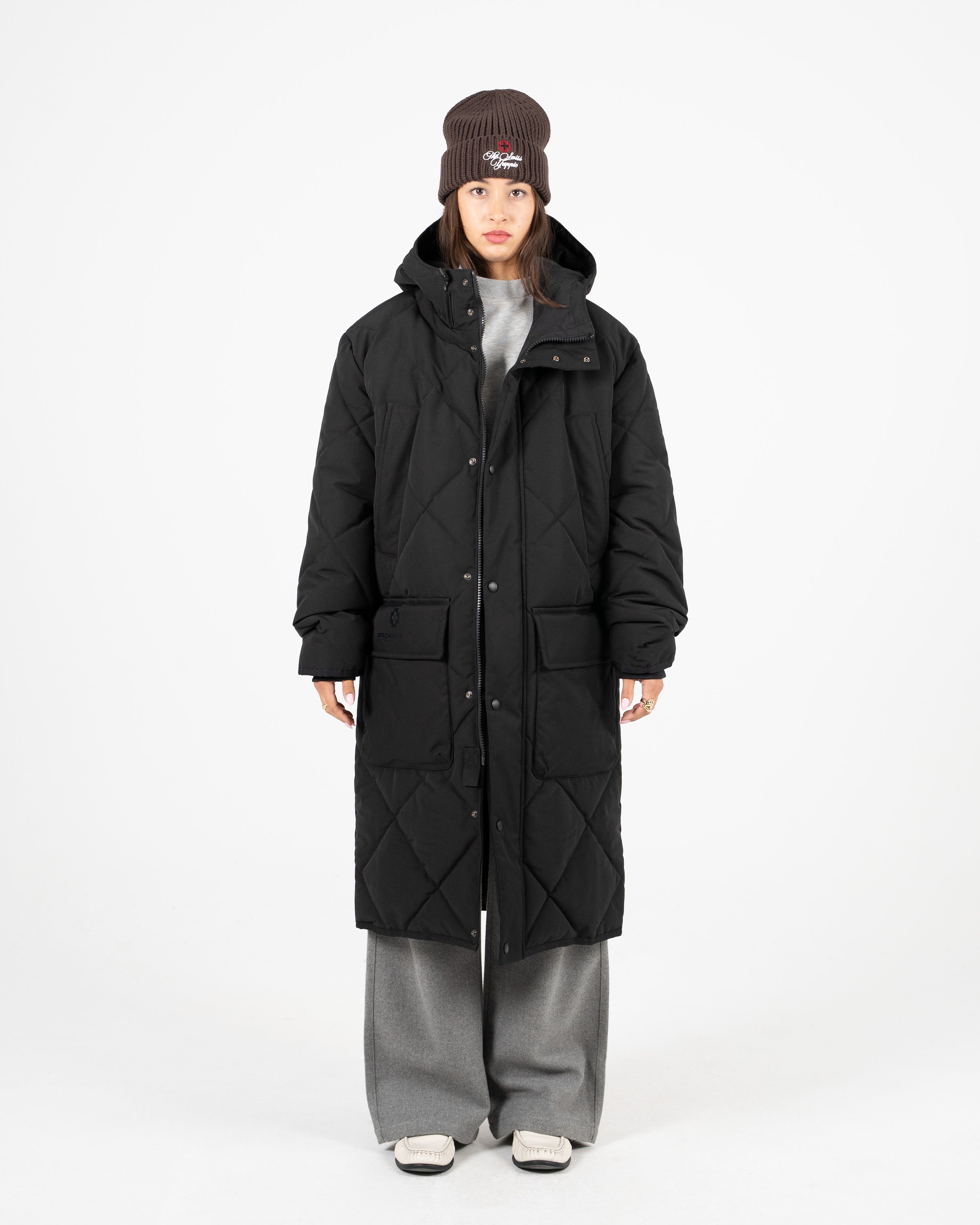 The Swiss Yuppie Winter Parka Black