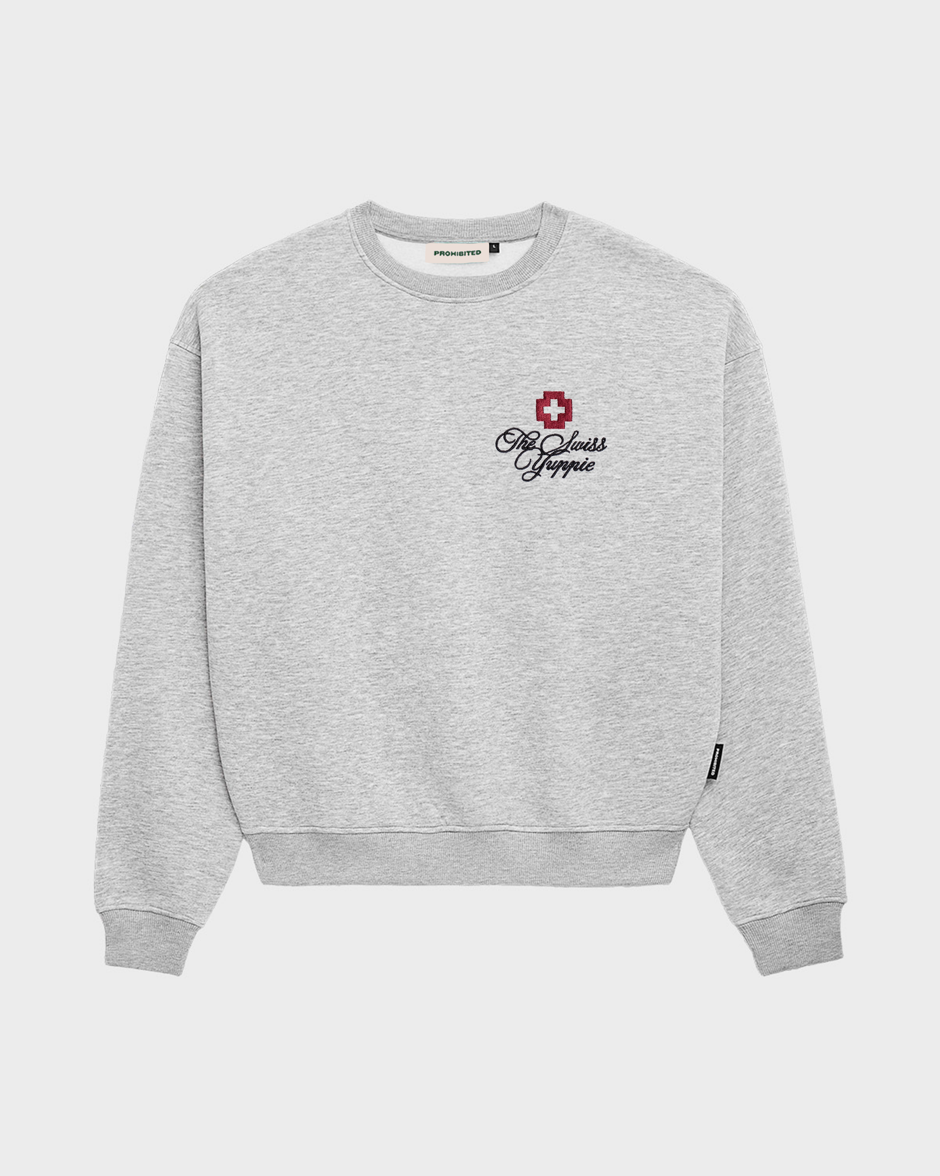 The Swiss Yuppie Crew Neck Grey Melange