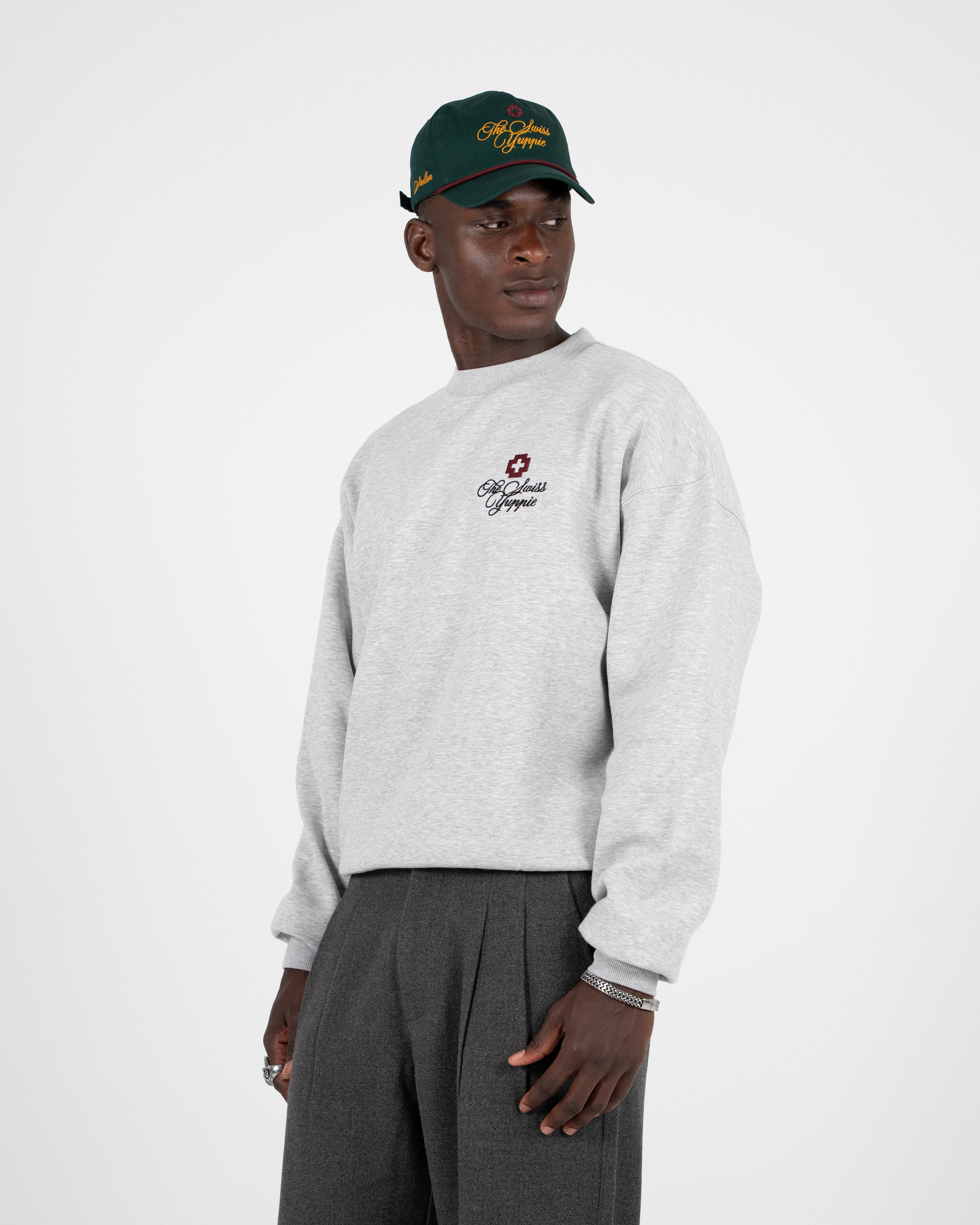 The Swiss Yuppie Crew Neck Grey Melange