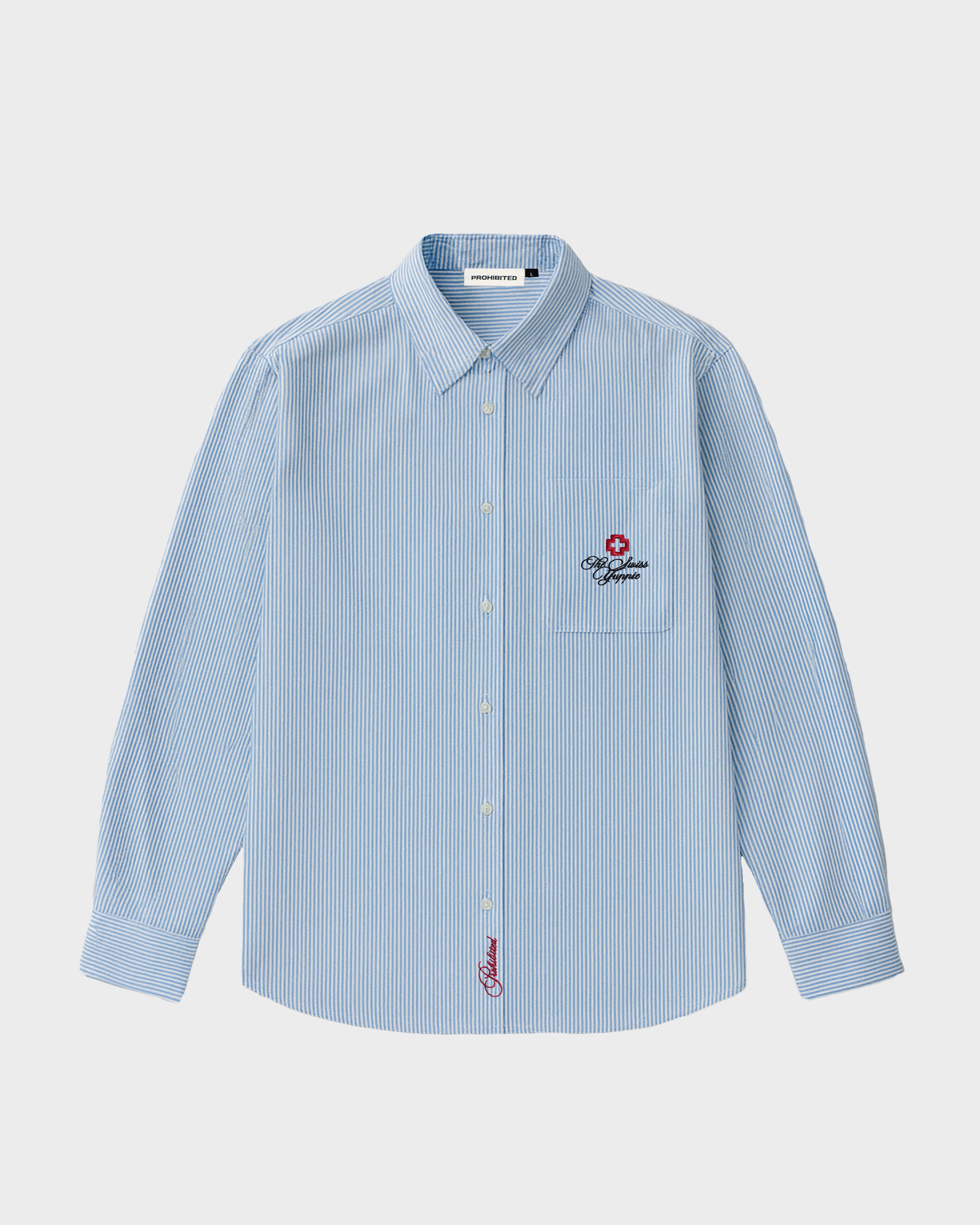 The Swiss Yuppie Dress Shirt Blue