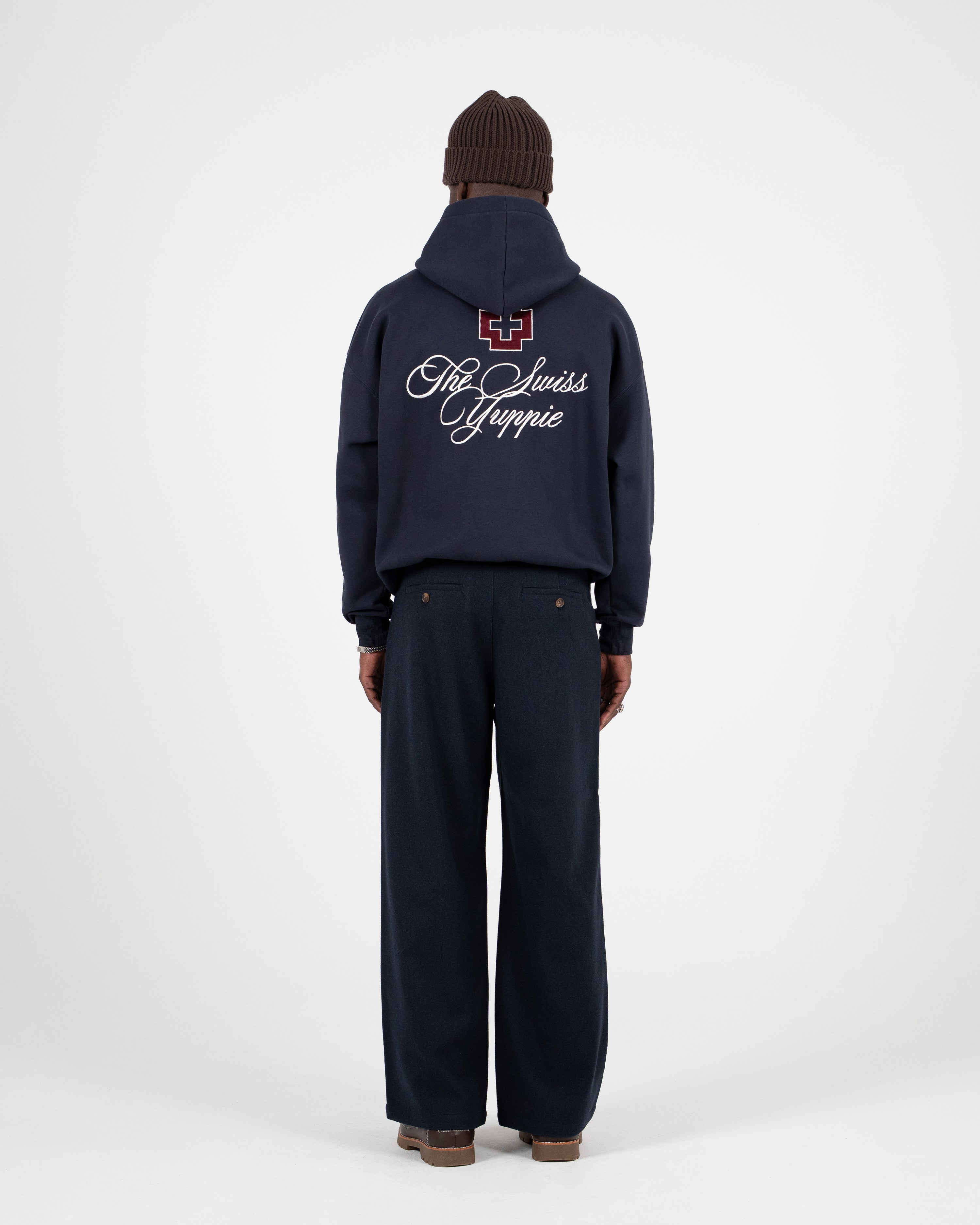 The Swiss Yuppie Hoodie Navy