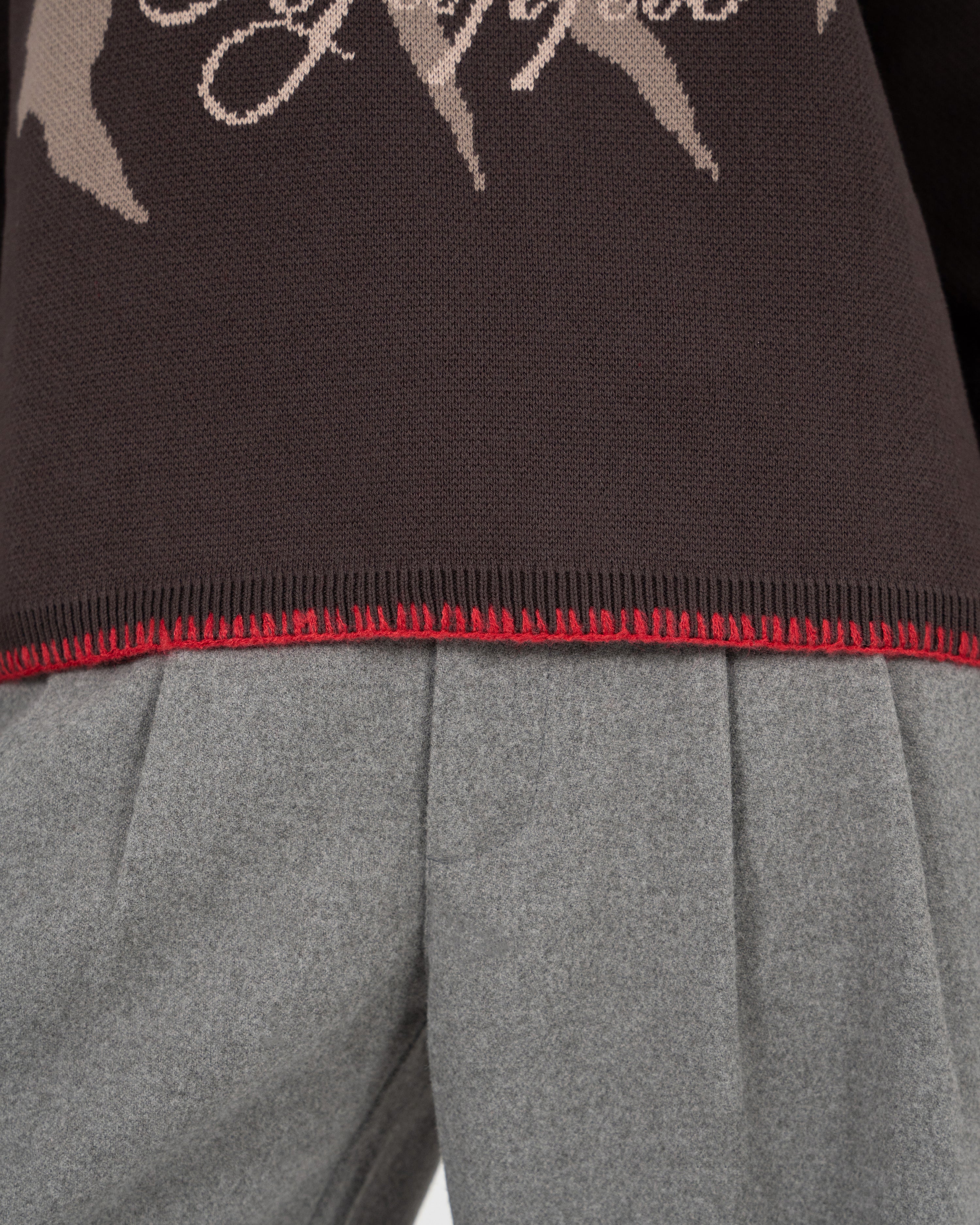 The Swiss Yuppie Knit Sweater Brown