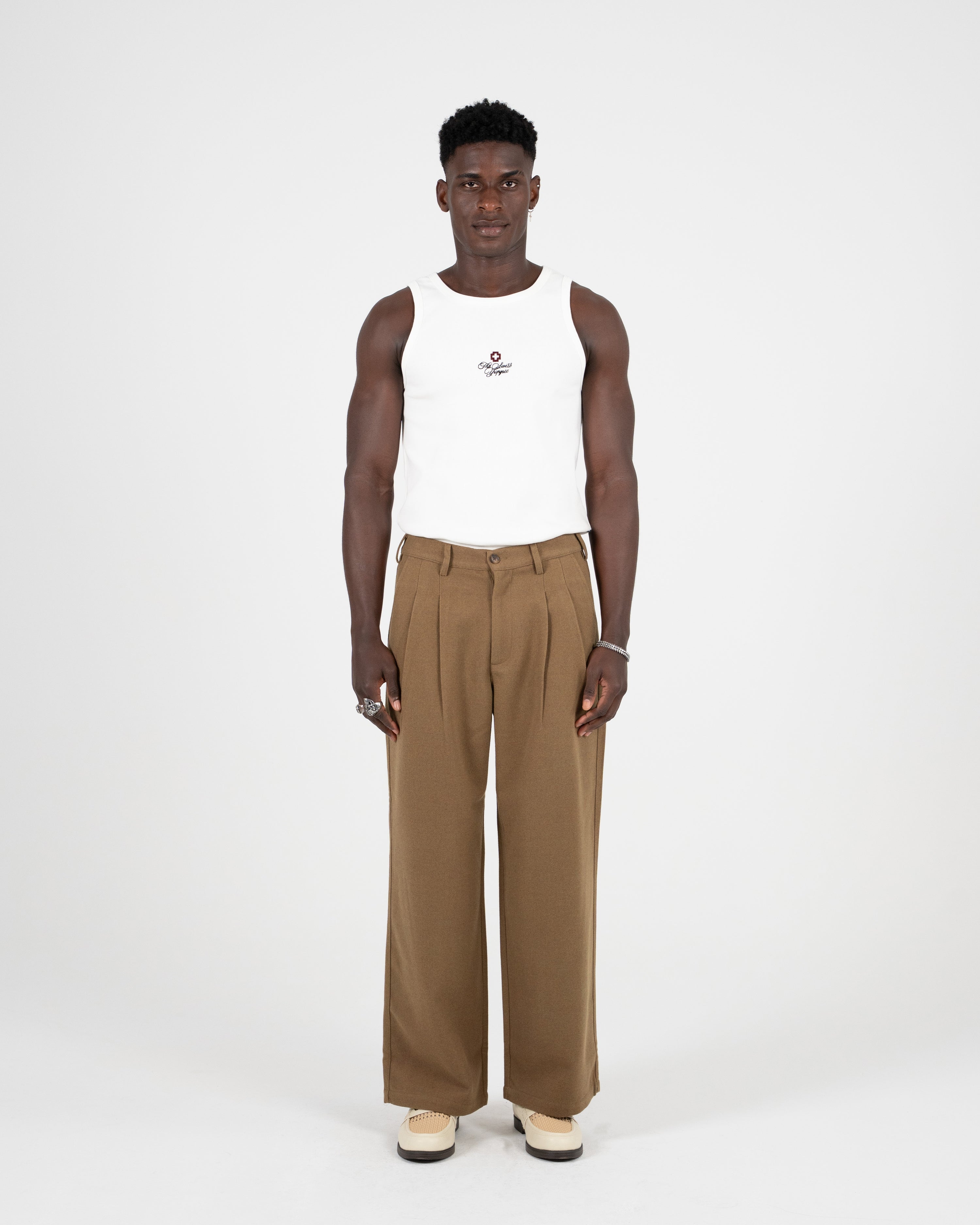 The Swiss Yuppie Tank Top Off-White