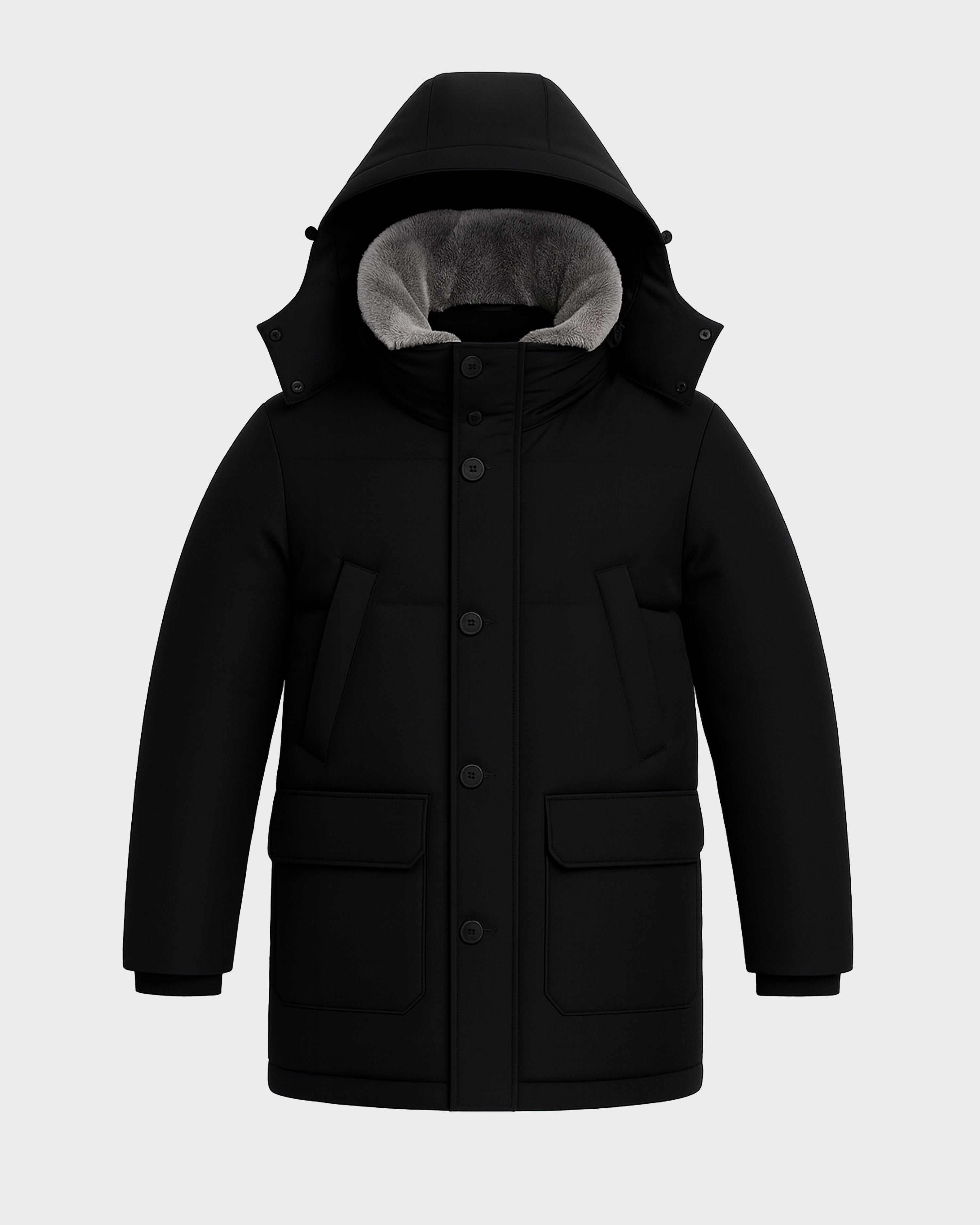 The Swiss Yuppie Winter Jacket Black