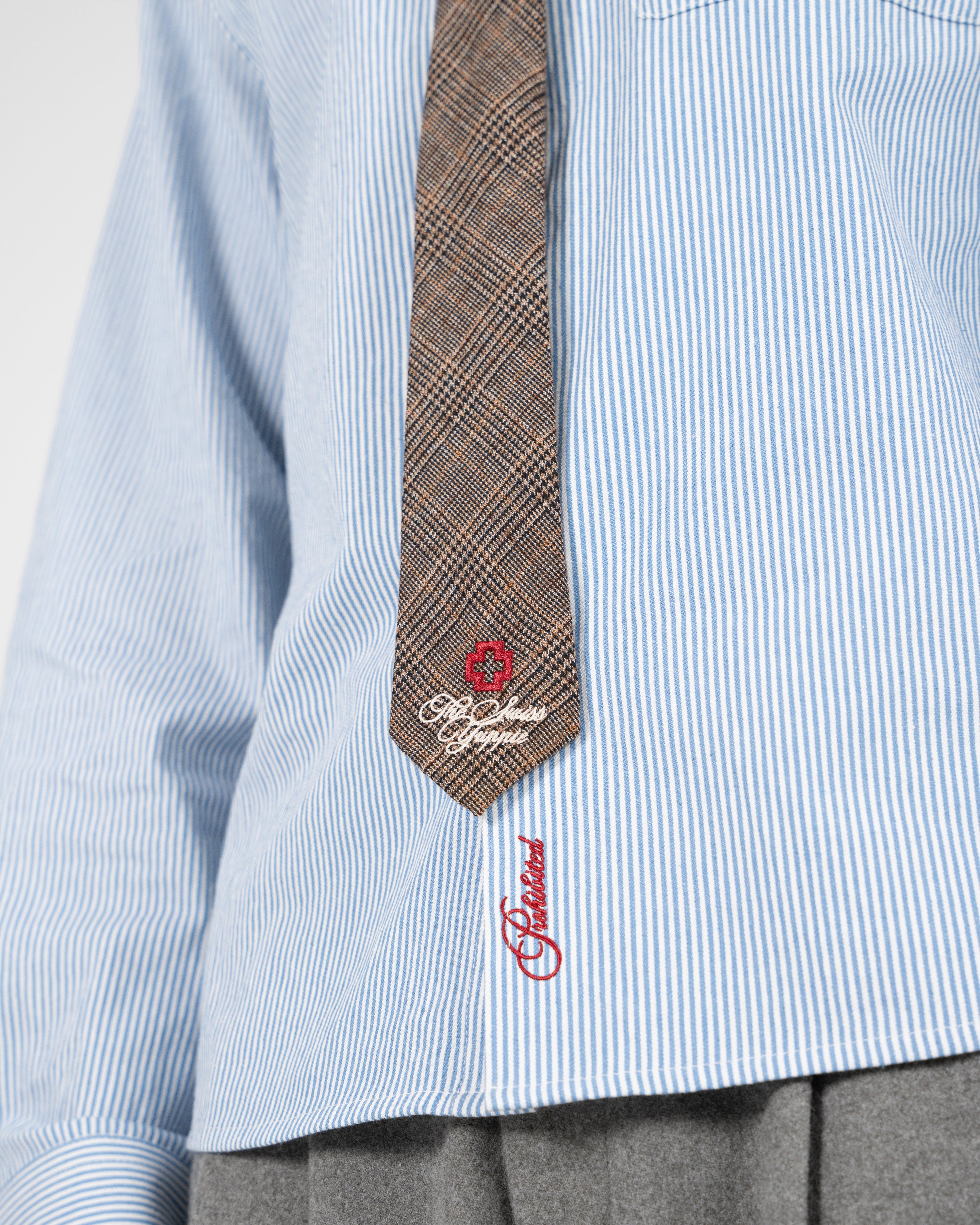 The Swiss Yuppie Tie Brown
