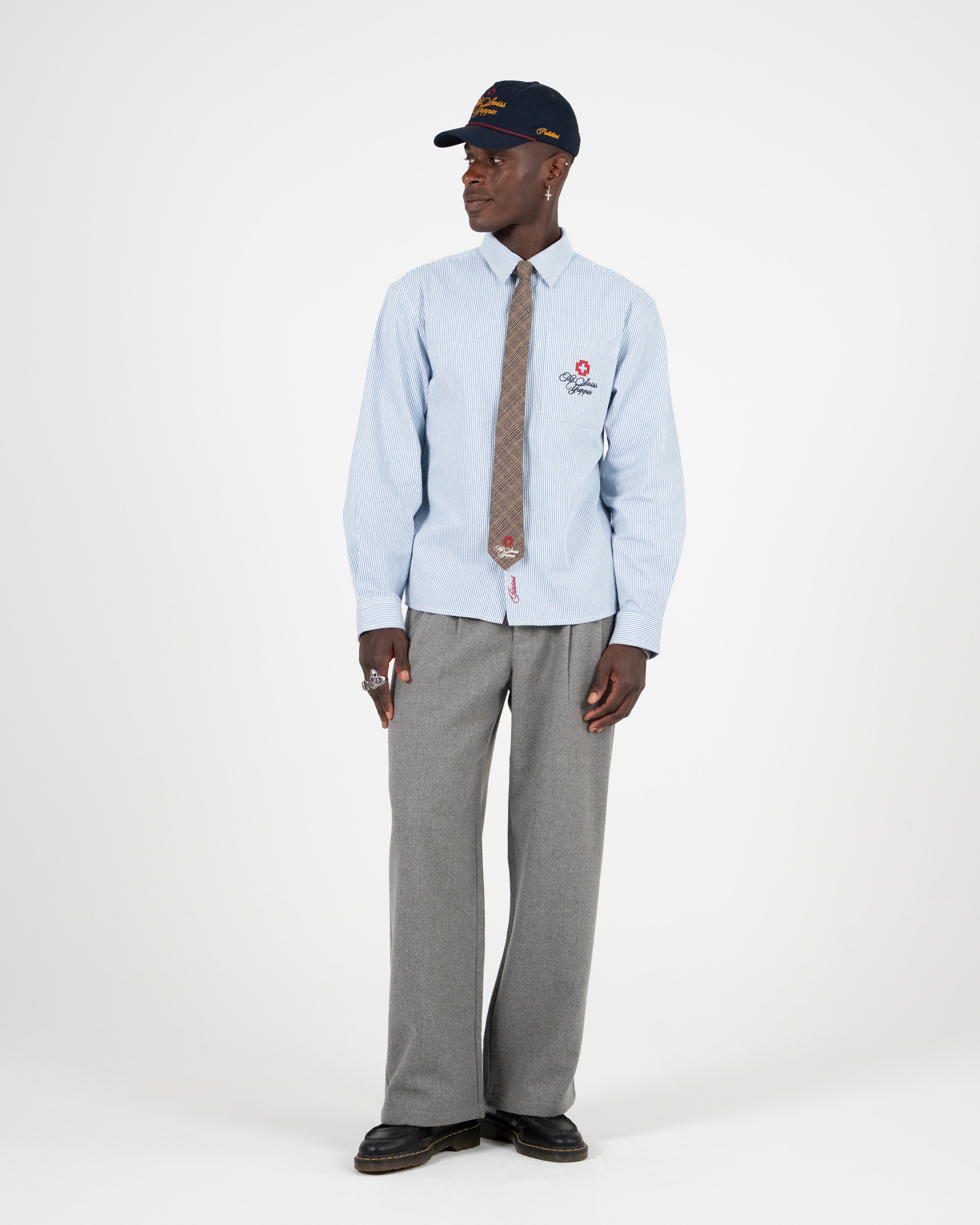 The Swiss Yuppie Tie Brown