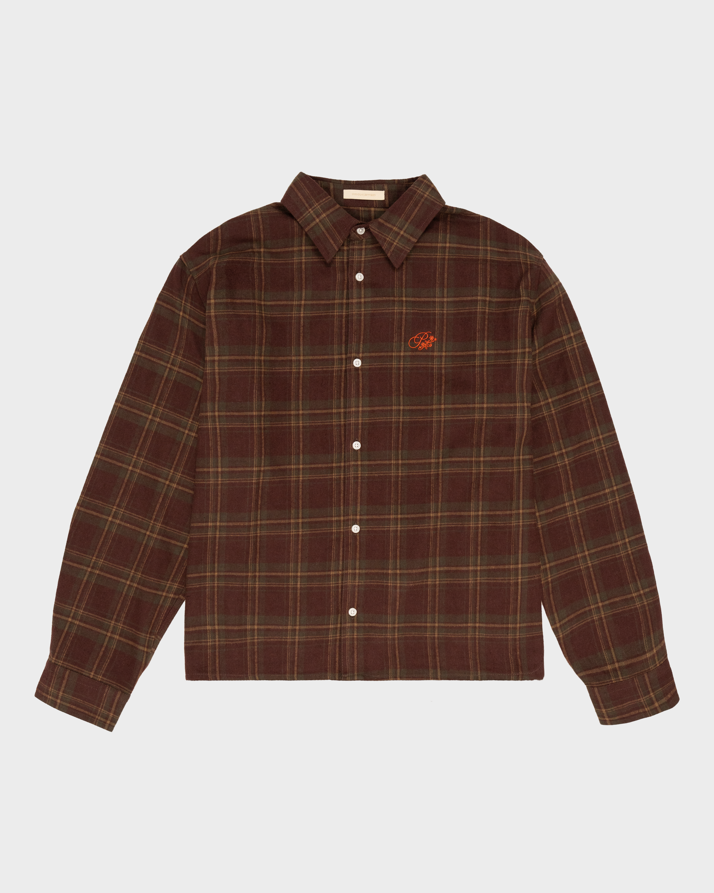 Timber Flannel Shirt Bordeaux