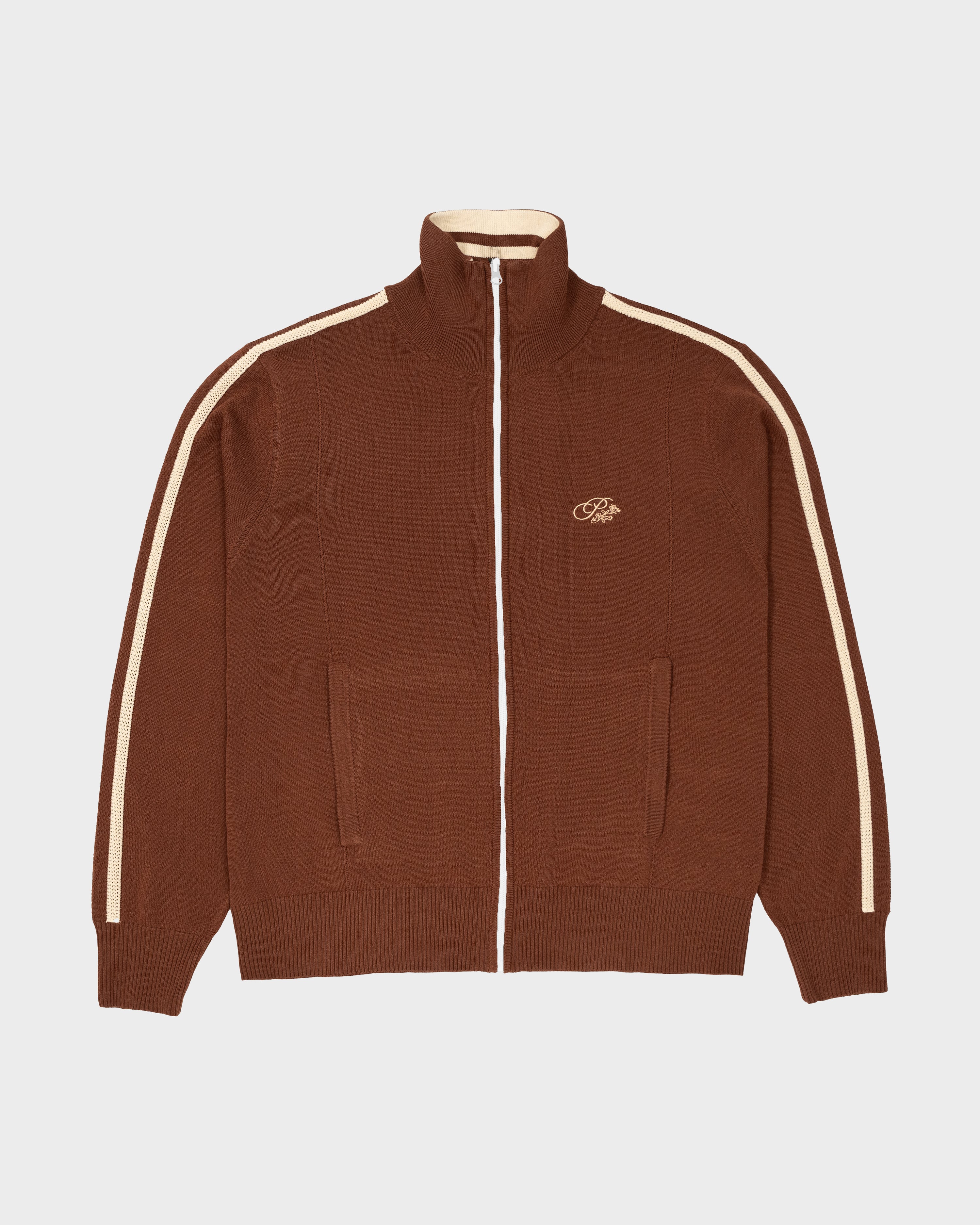 Trail Knitted Trackjacket Brown
