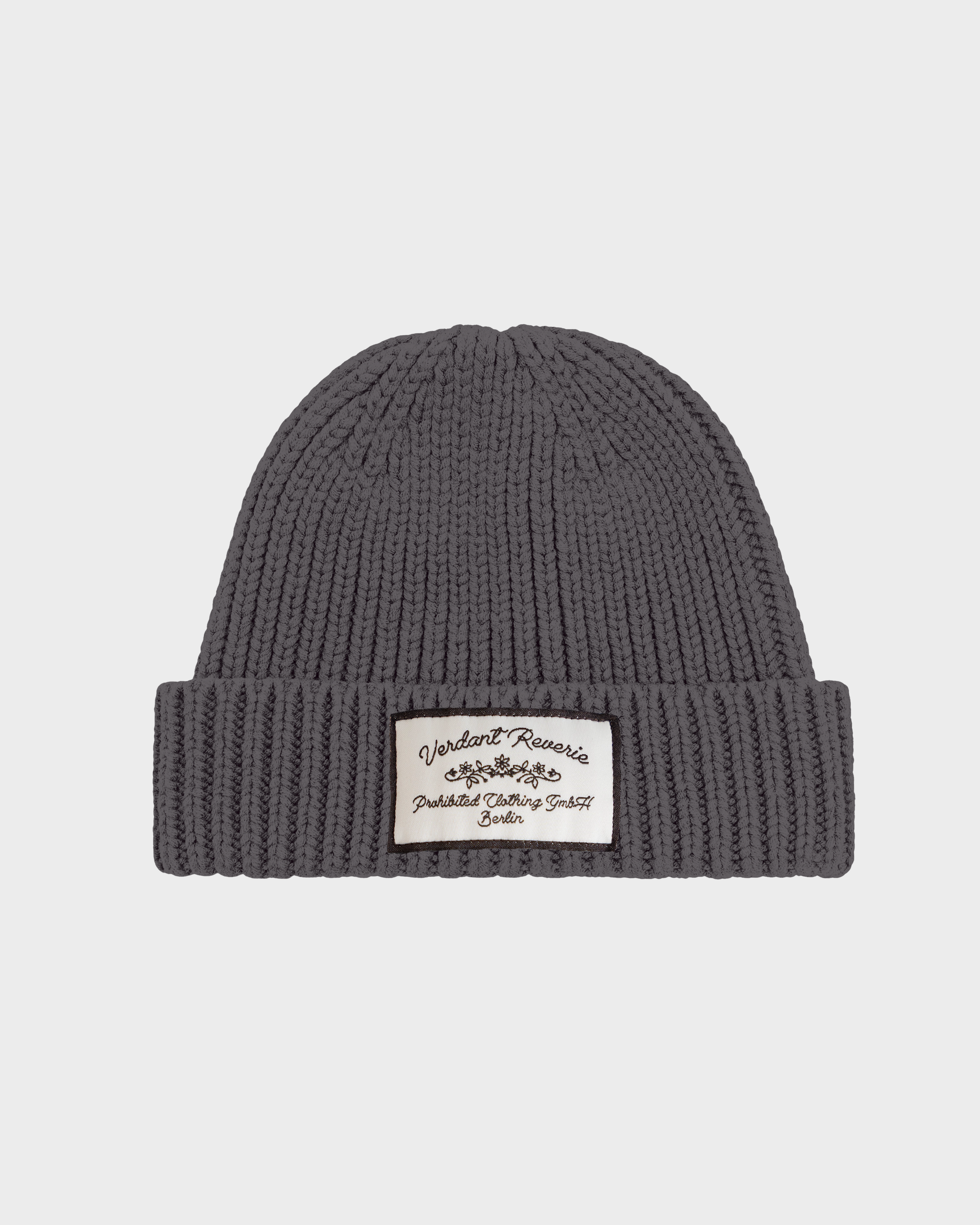 Verdant Reverie Beanie Dark Grey