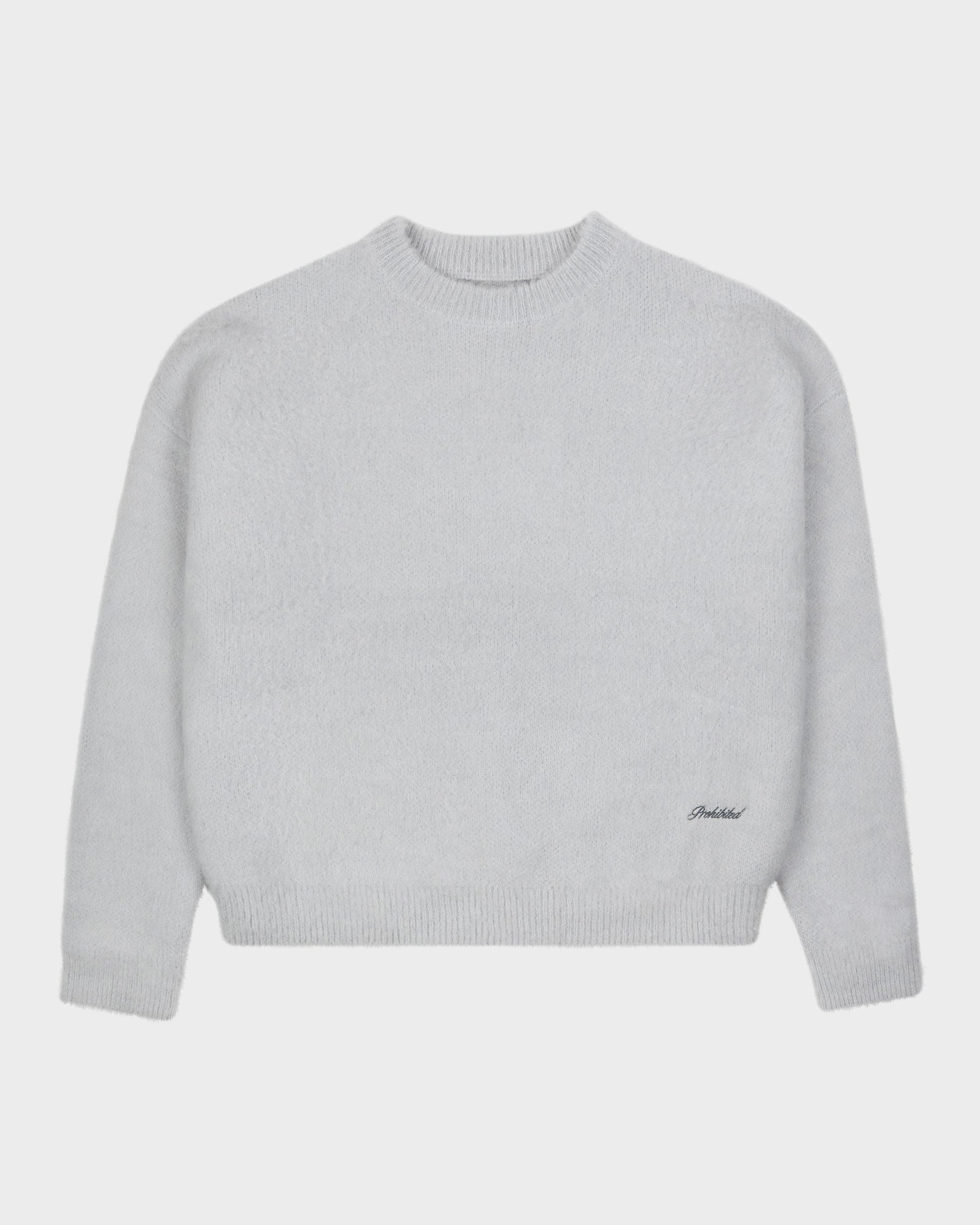 Woolwich Mohair Sweater Grey – Prohibited - Main Image