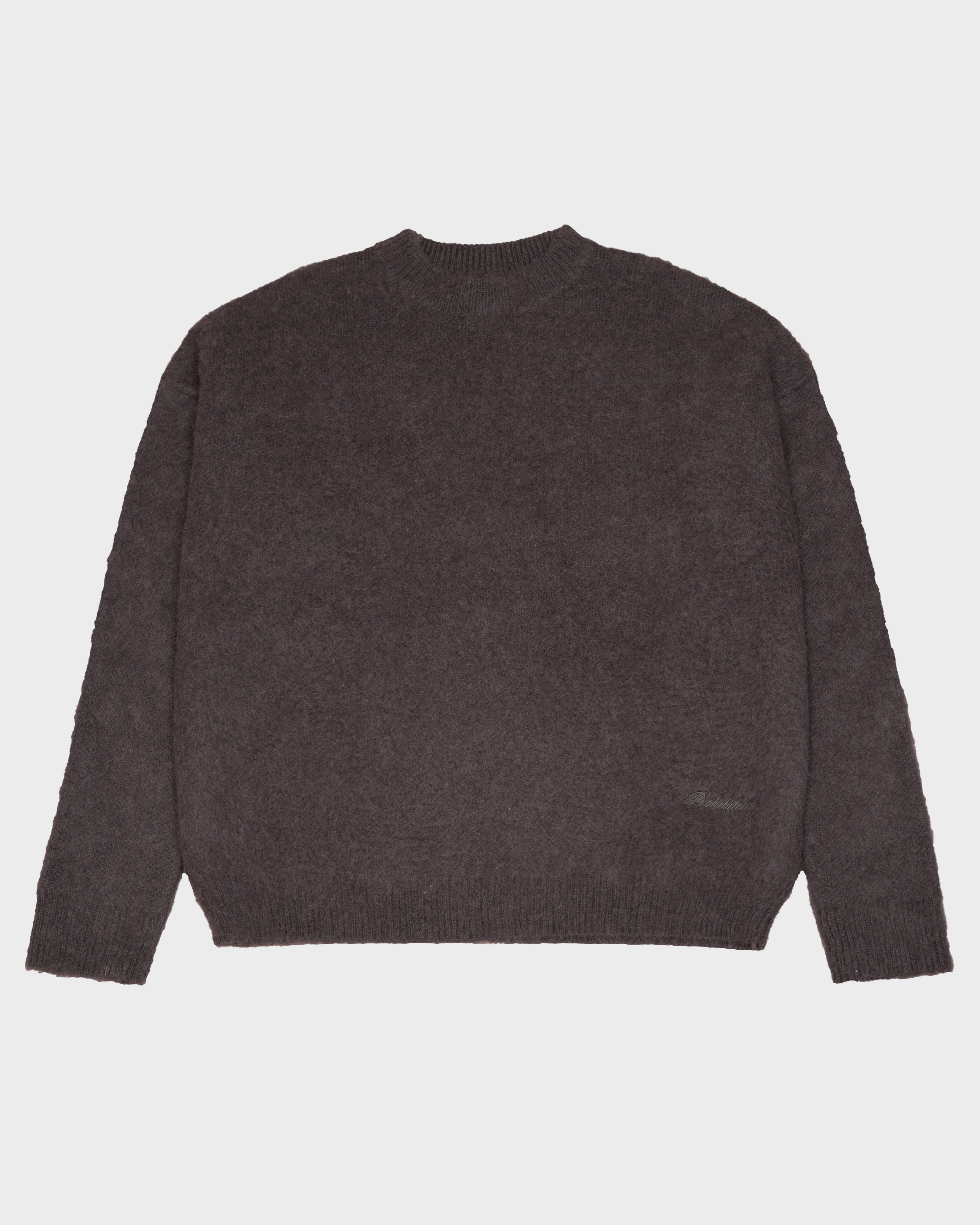 Woolwich Mohair Sweater Dark Grey