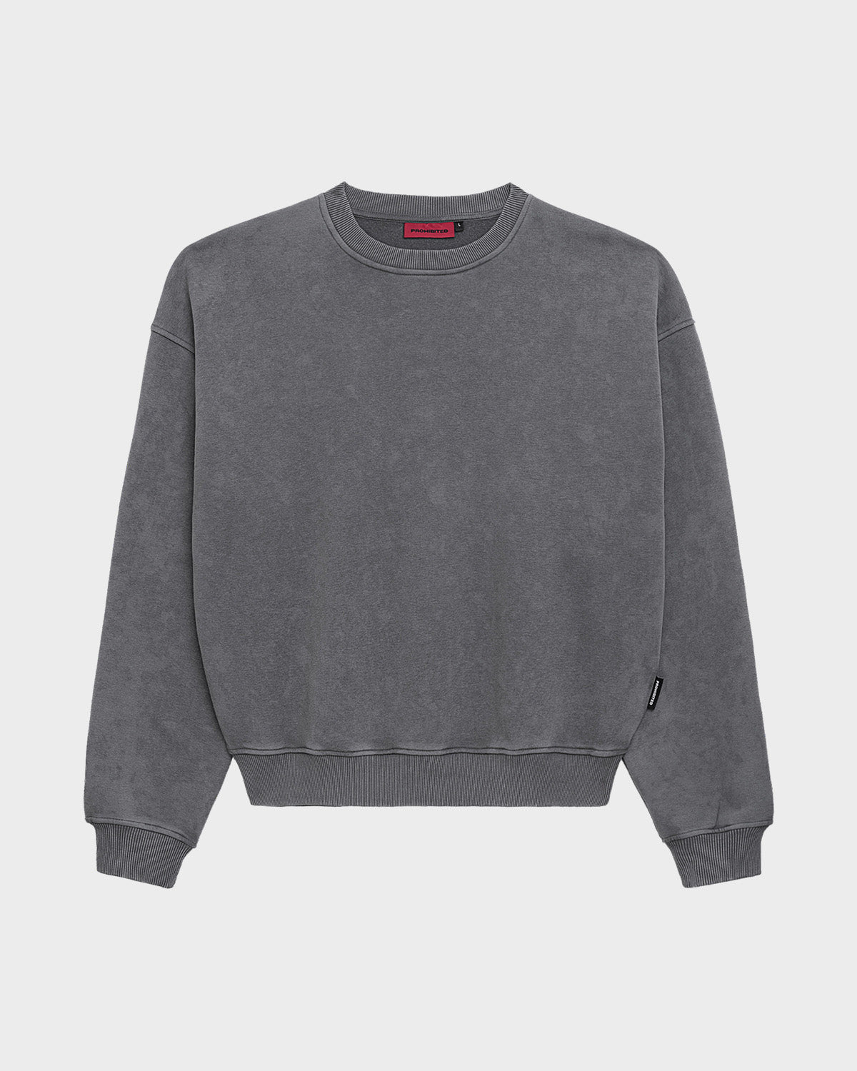 Oversized Crew Neck Grey (Stone Washed) - Main Image