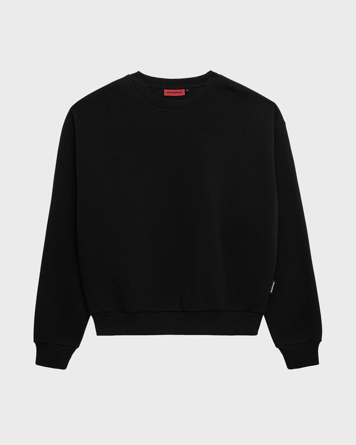 Oversized Crew Neck Black - Main Image