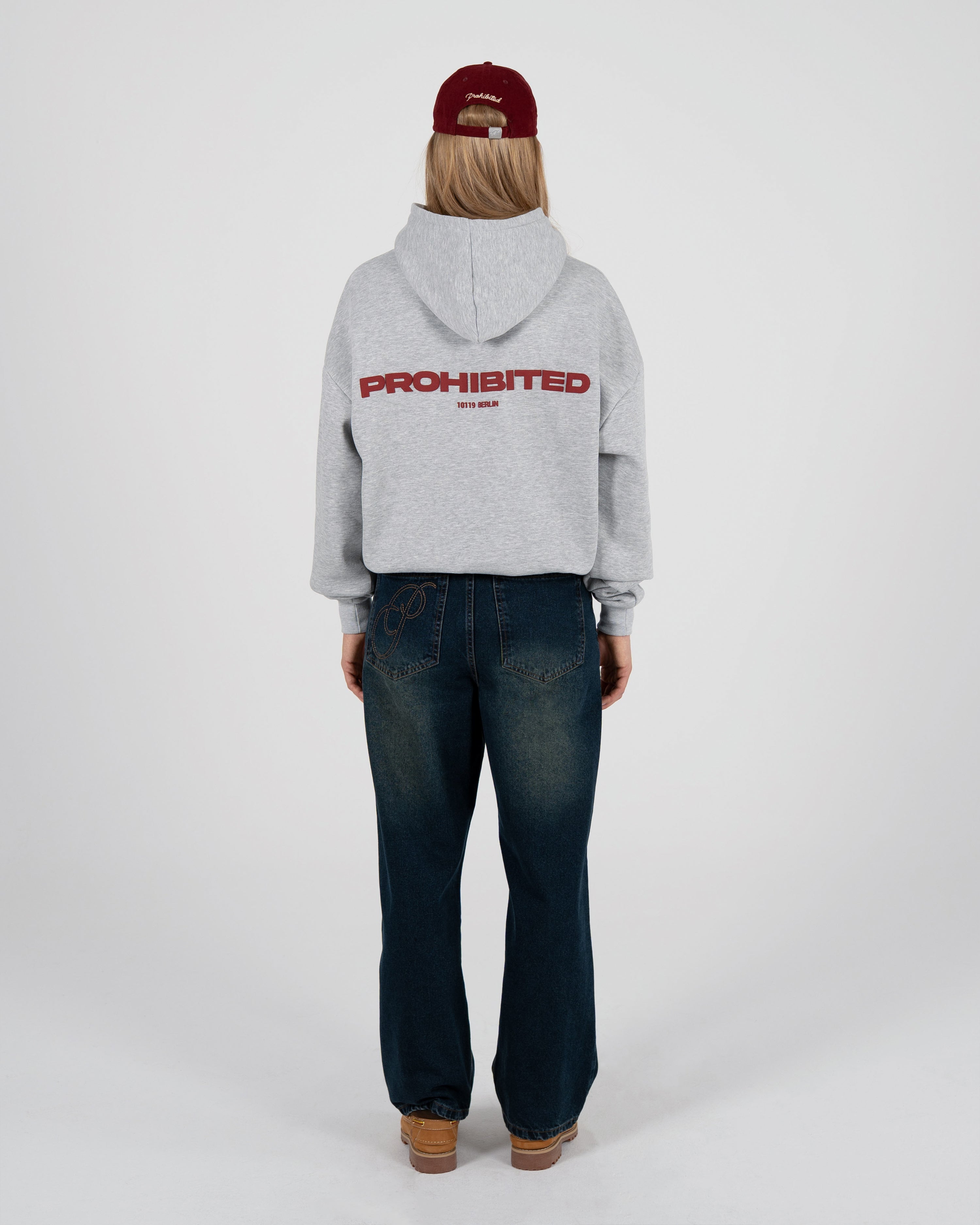 10119 Hoodie Grey Melange