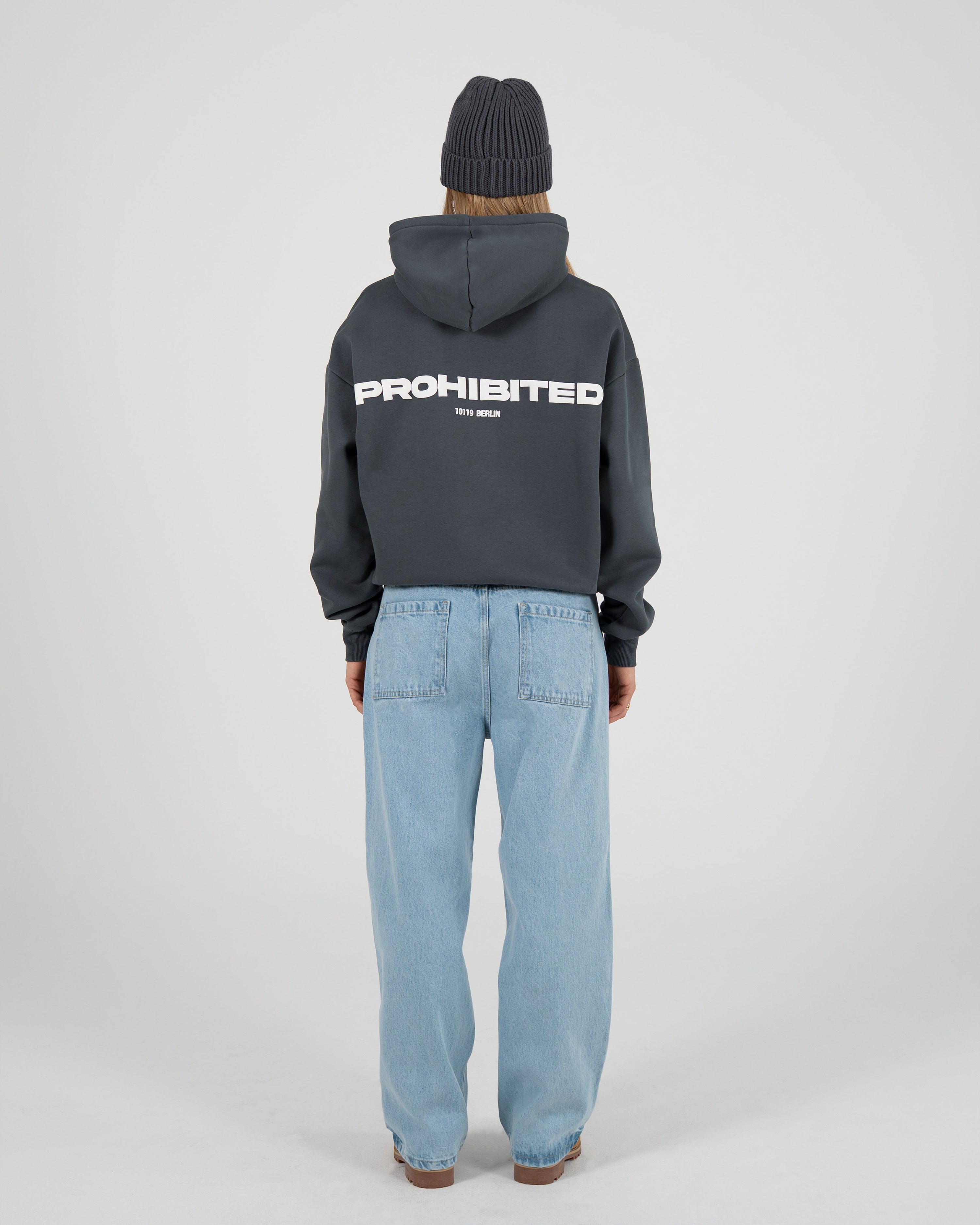 10119 Hoodie Grey (Stone Washed)