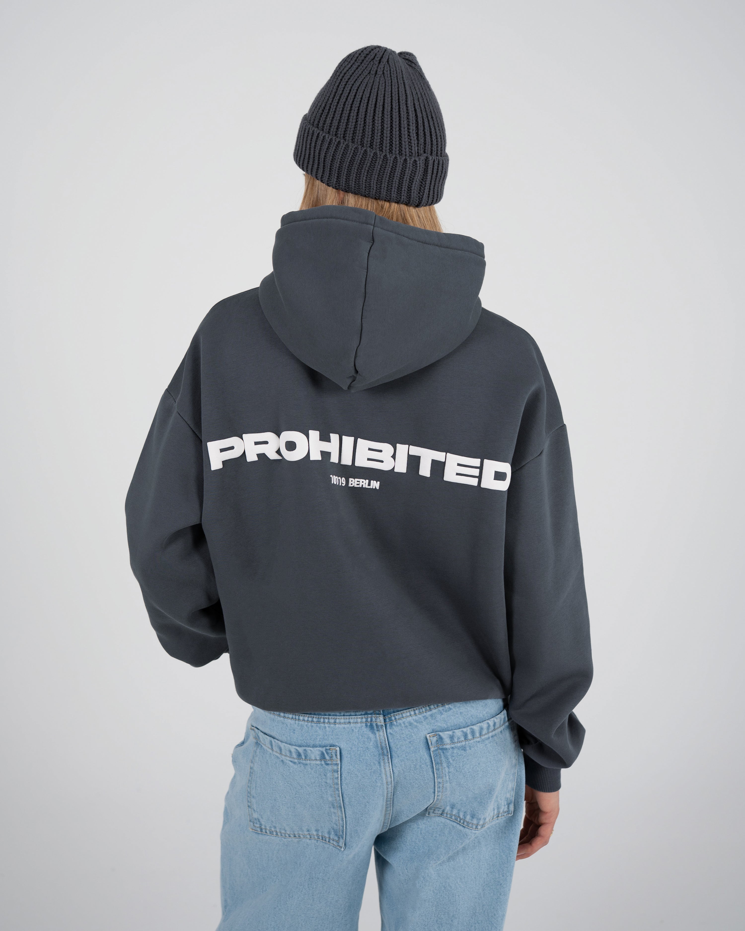 10119 Hoodie Grey (Stone Washed)