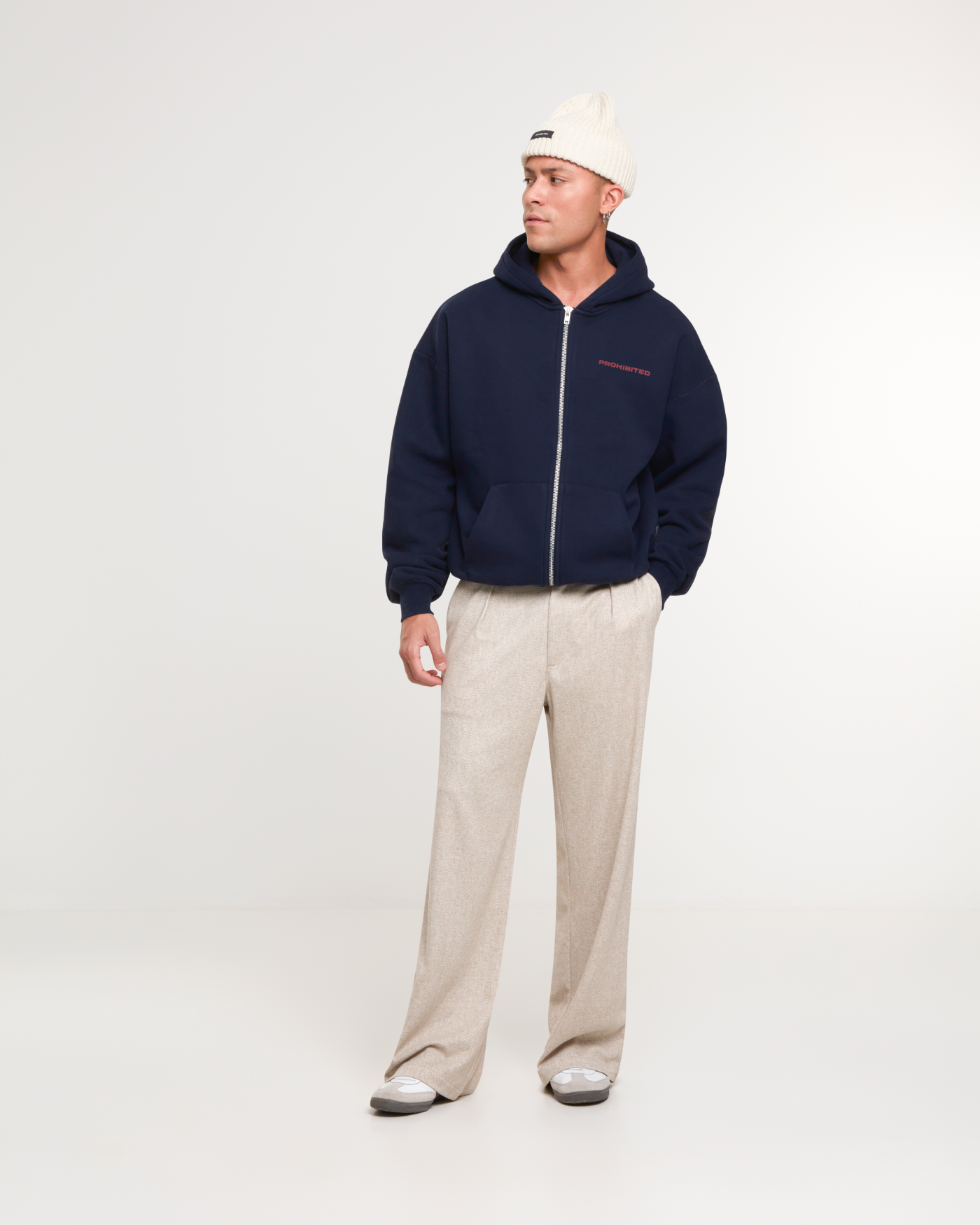 10119 Zip-Hoodie | Deep Blue
