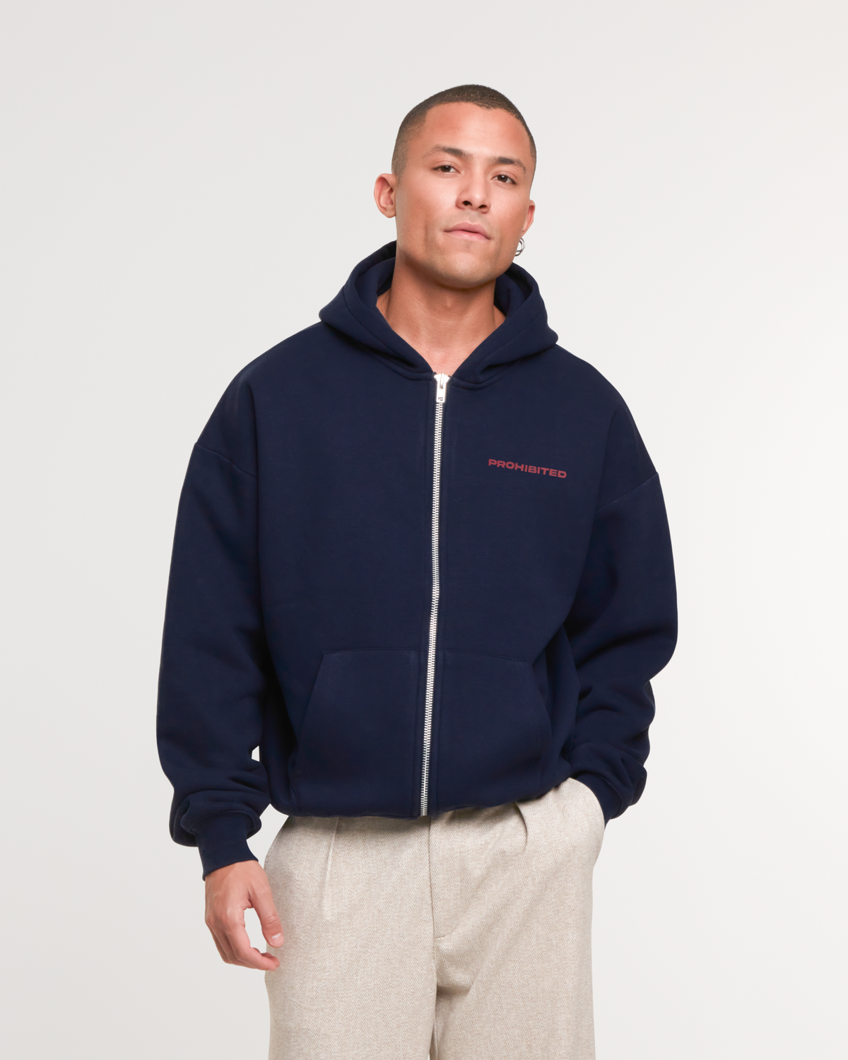 10119 Zip-Hoodie | Deep Blue