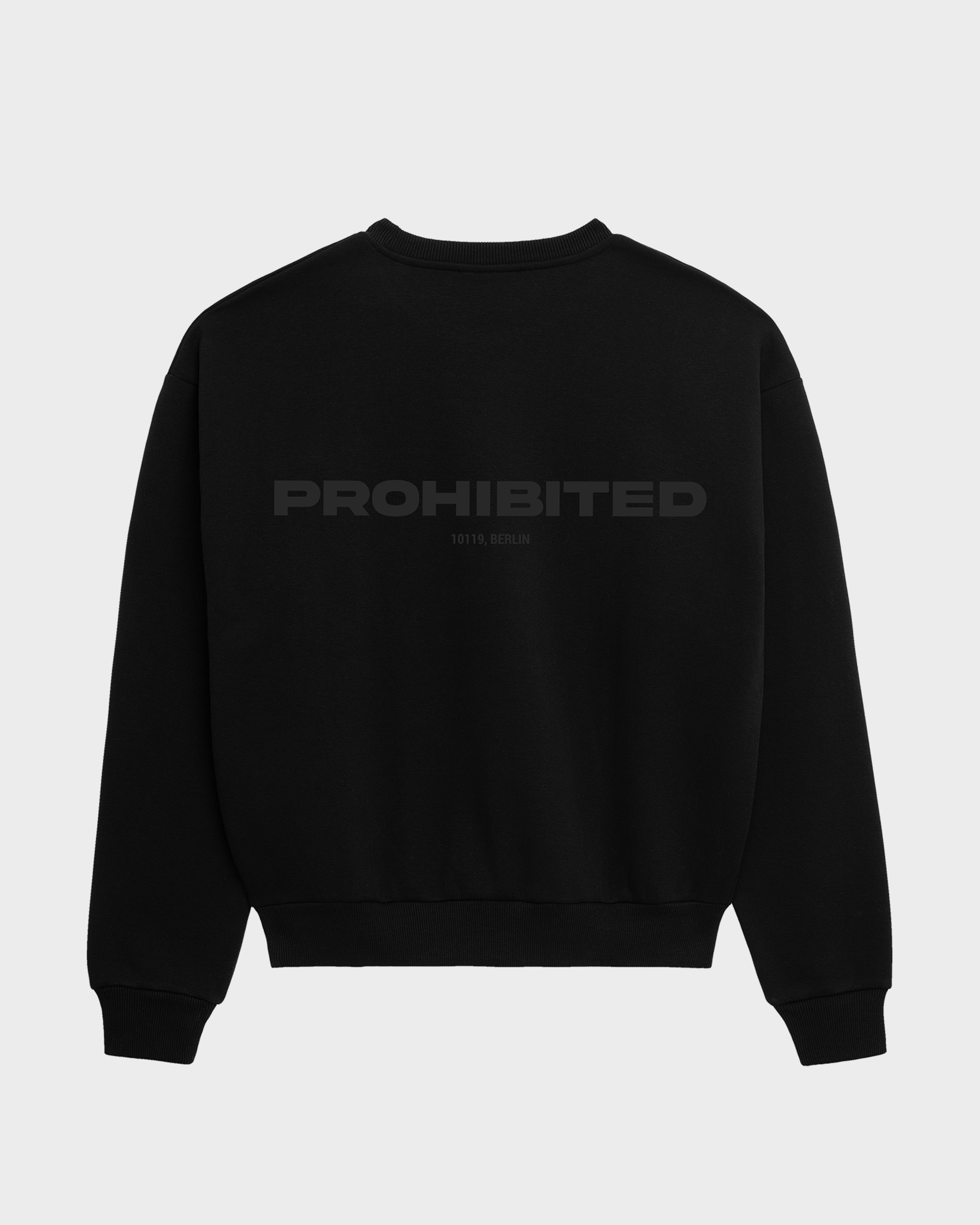 10119 Crew Neck Black – Prohibited