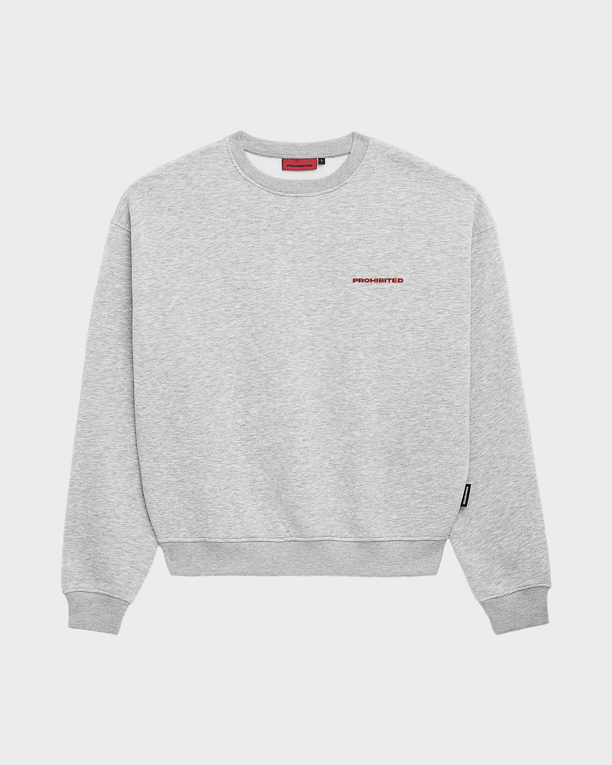 10119 Crew Neck Grey Melange