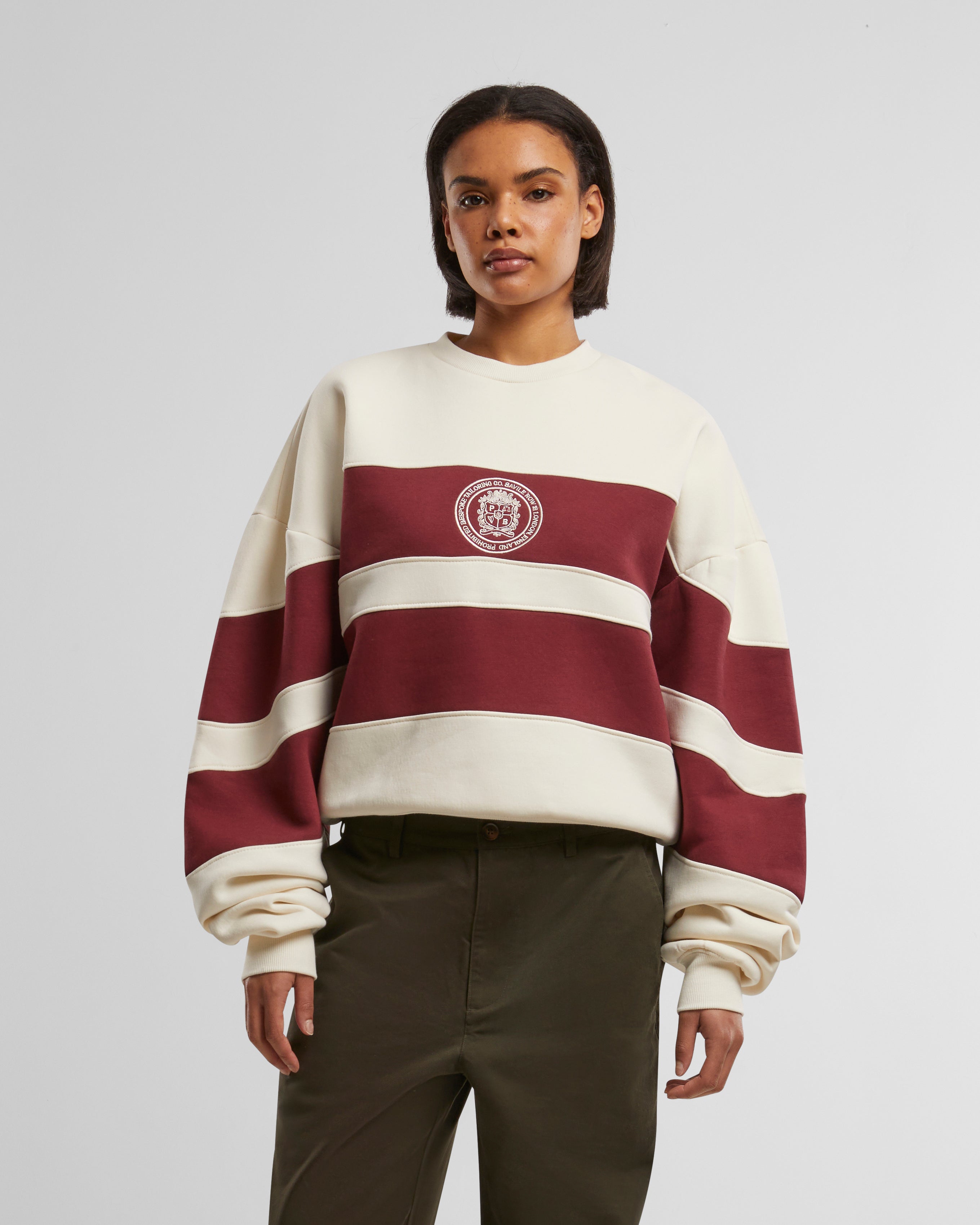 Oxford Crew Neck Cream
