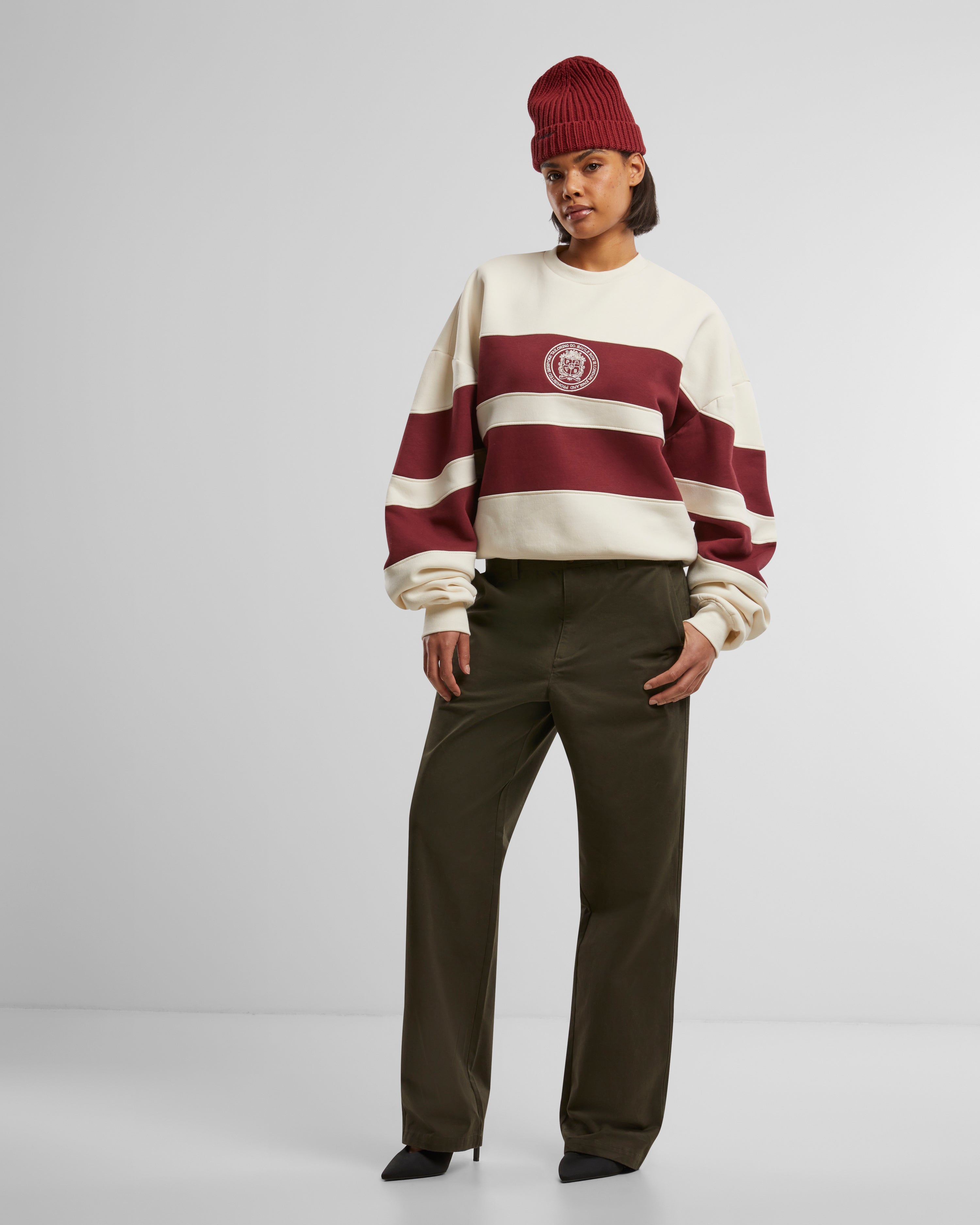 Oxford Crew Neck Cream
