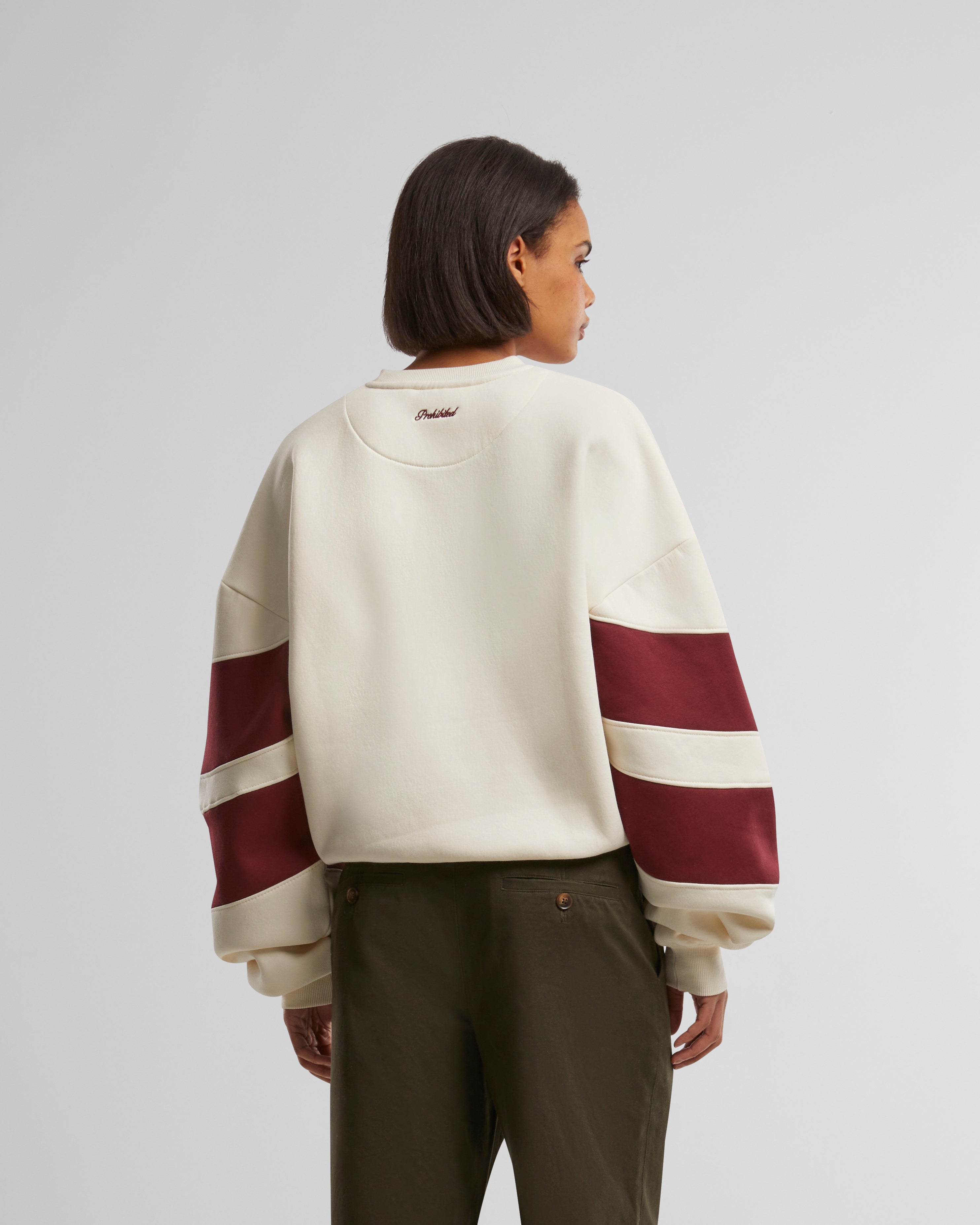 Oxford Crew Neck Cream