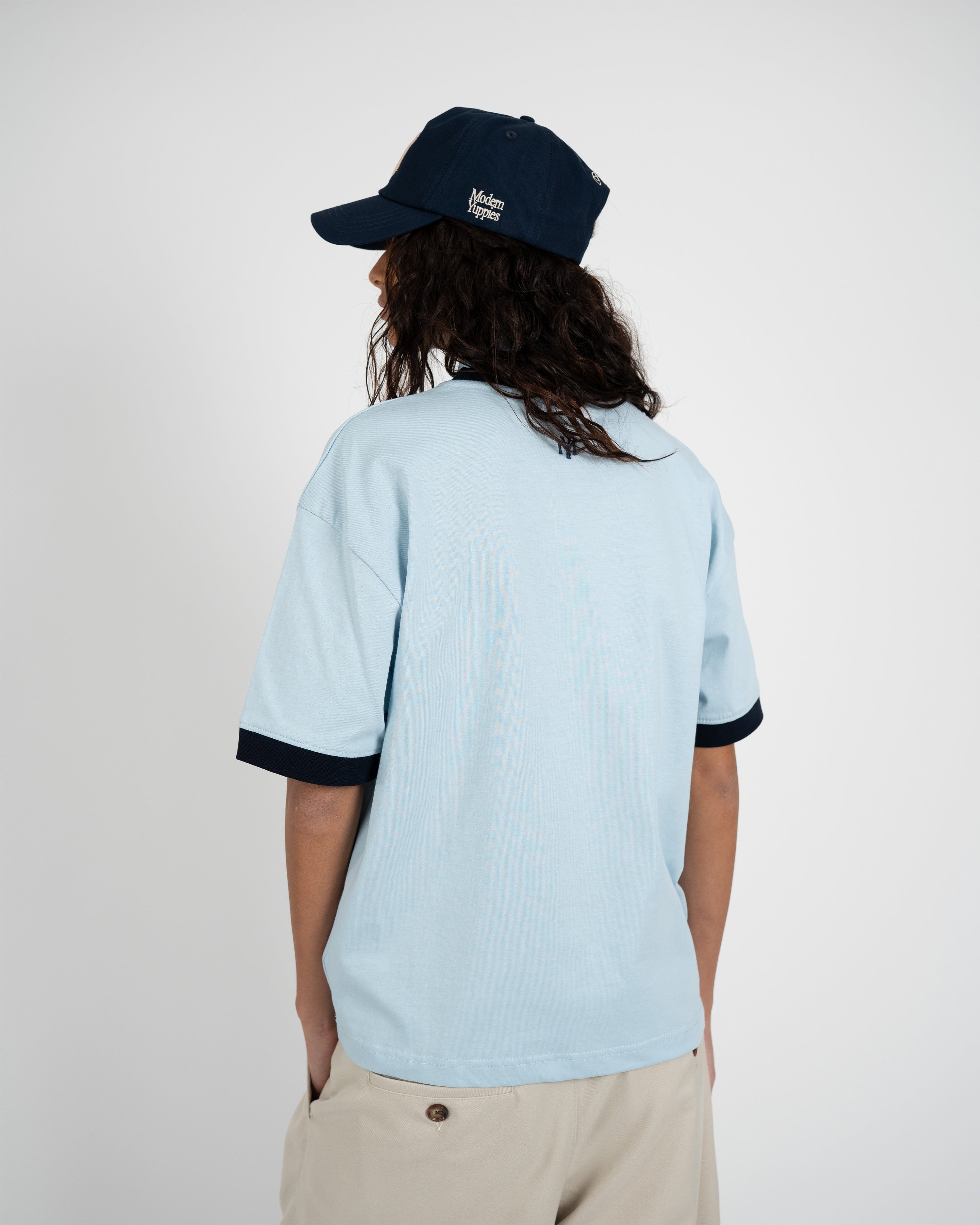 Modern Yuppies Contrast Tee Sky Blue