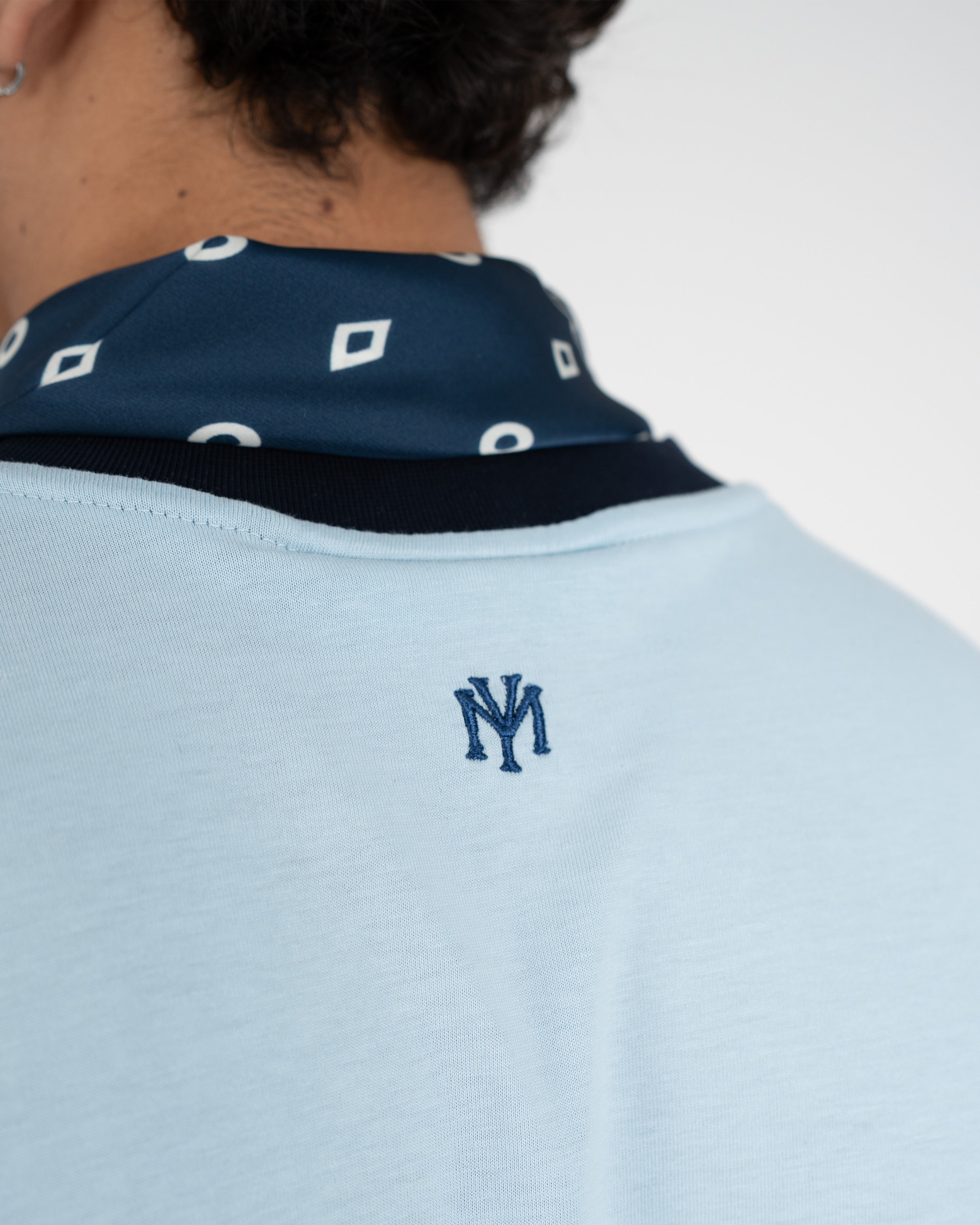 Modern Yuppies Contrast Tee Sky Blue