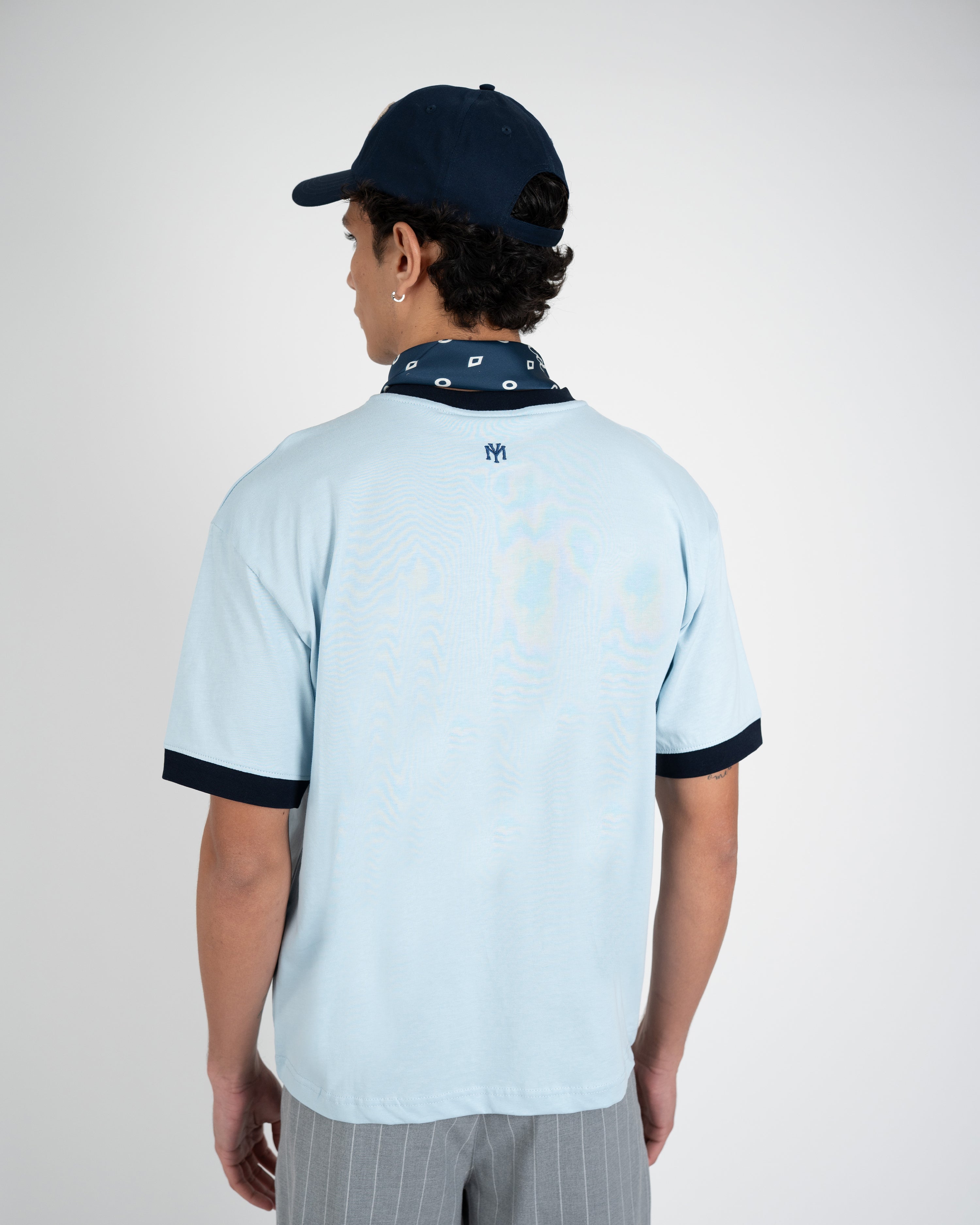 Modern Yuppies Contrast Tee Sky Blue