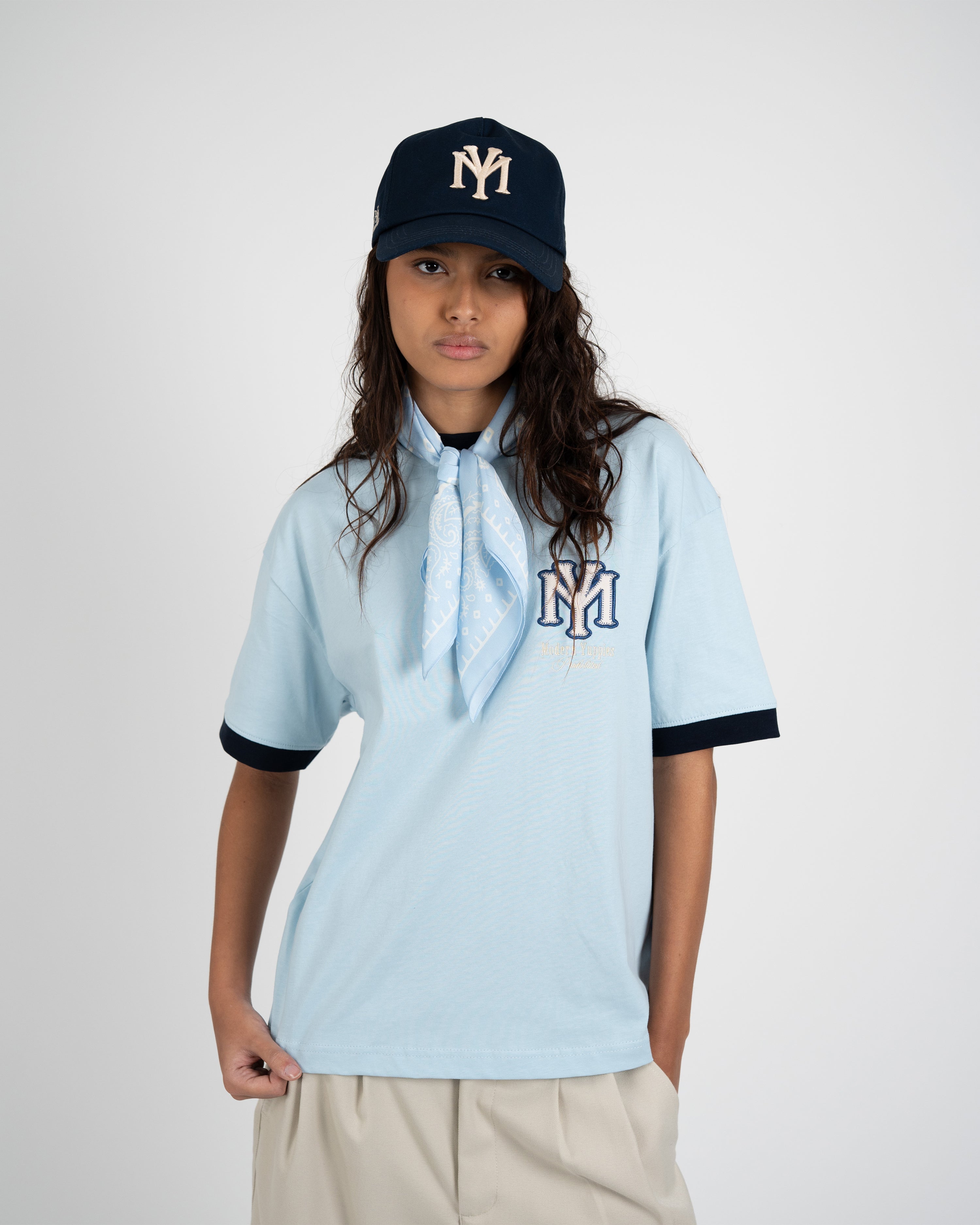 Modern Yuppies Contrast Tee Sky Blue