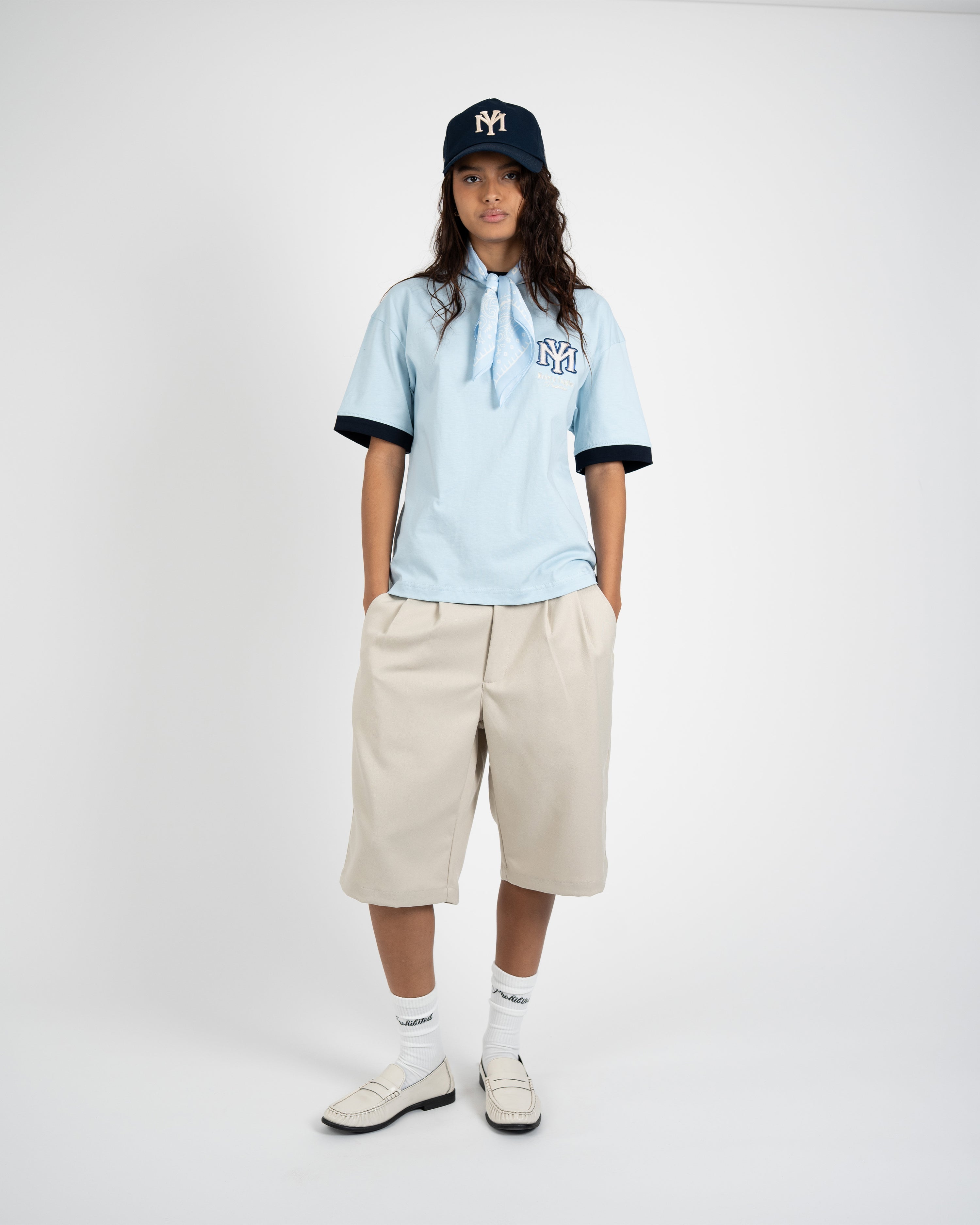 Modern Yuppies Contrast Tee Sky Blue